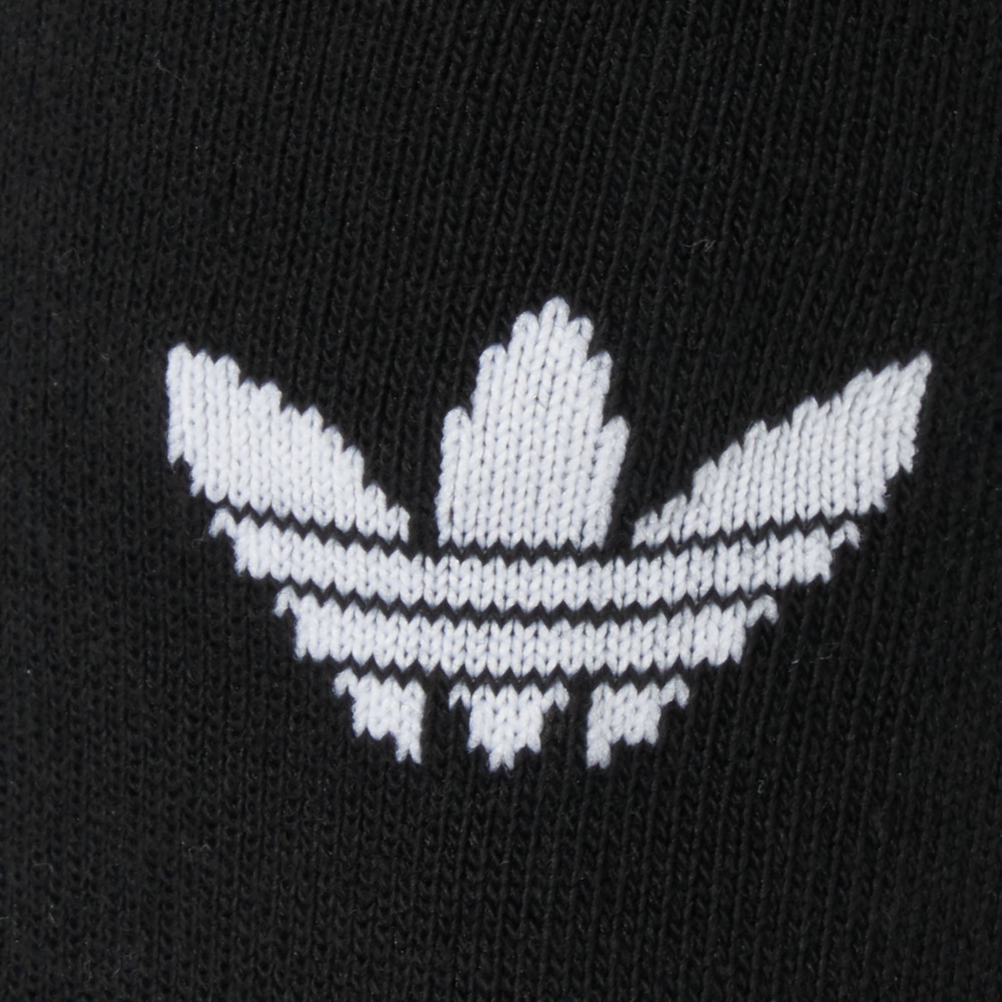 Adidas Originals Black Trefoil Liner Socks - 3PK