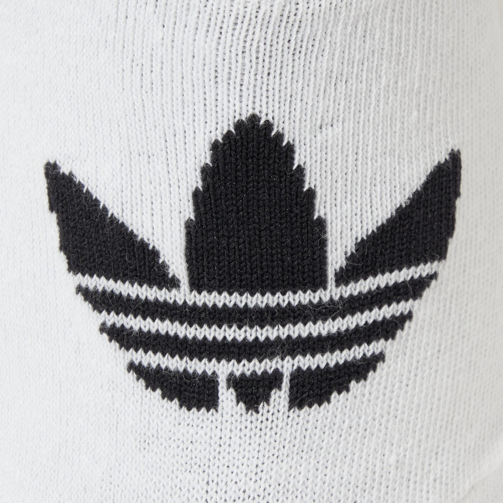Adidas Originals White No Show Socks - 3PK