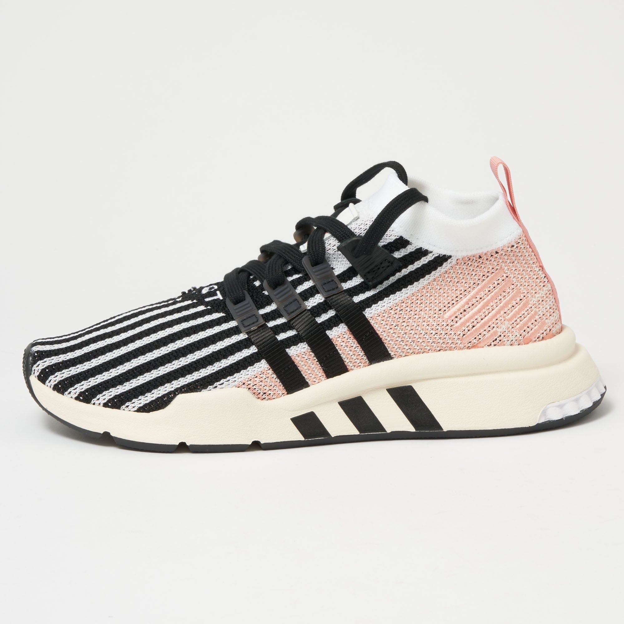 Adidas Originals EQT Support Mid ADV Primeknit - FTWR White, Core Black & Trace Pink