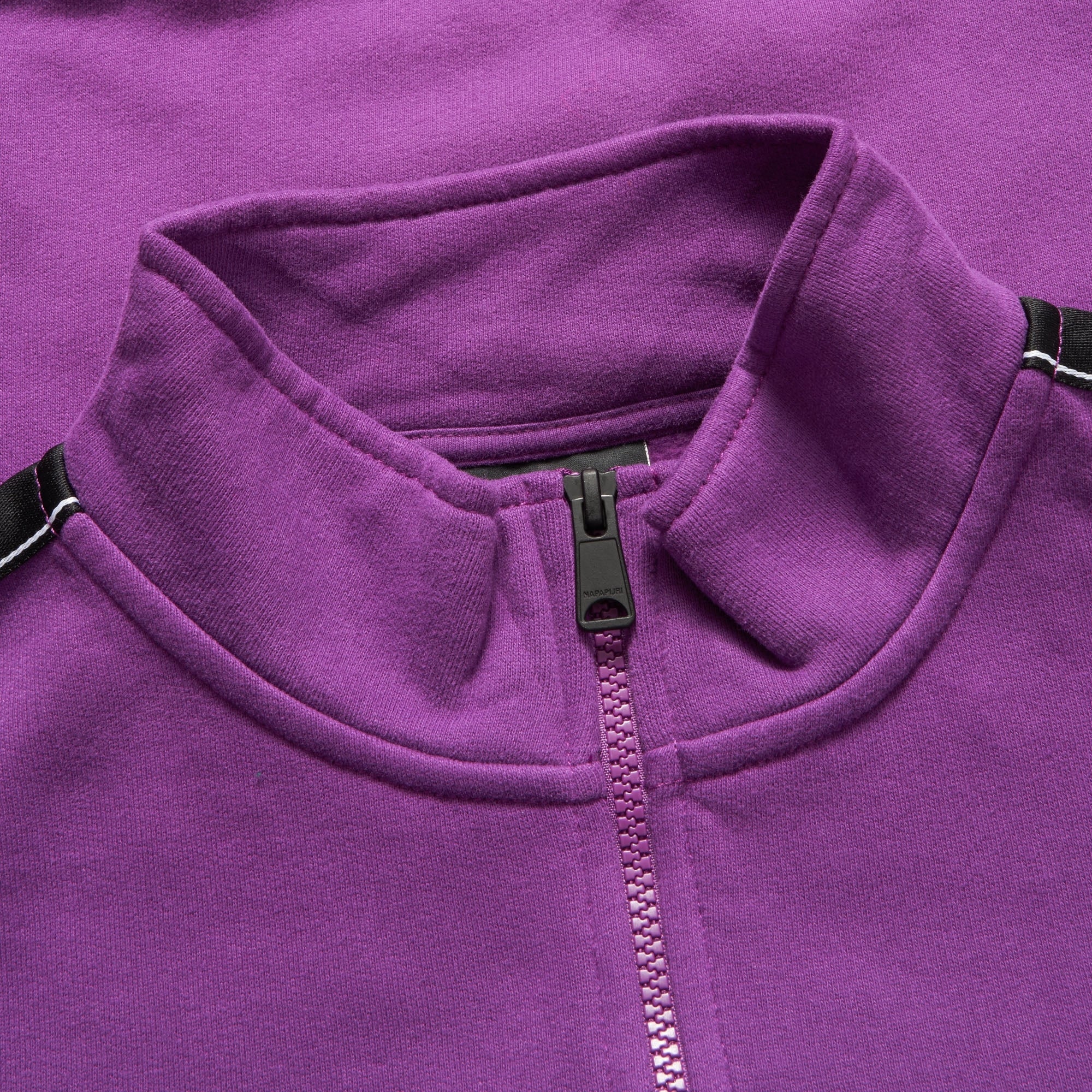 Napapijri Beja Quarter Zip Sweatshirt - Purple