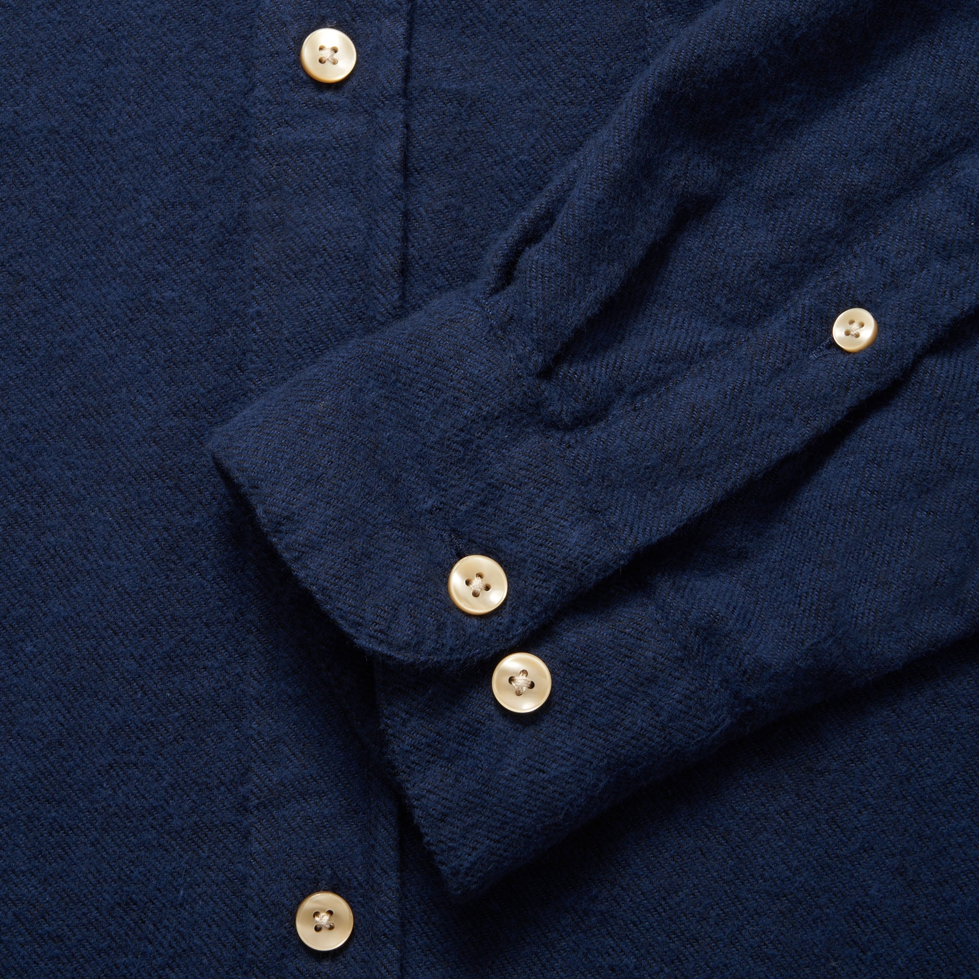 Portuguese Flannel Teca Shirt - Navy