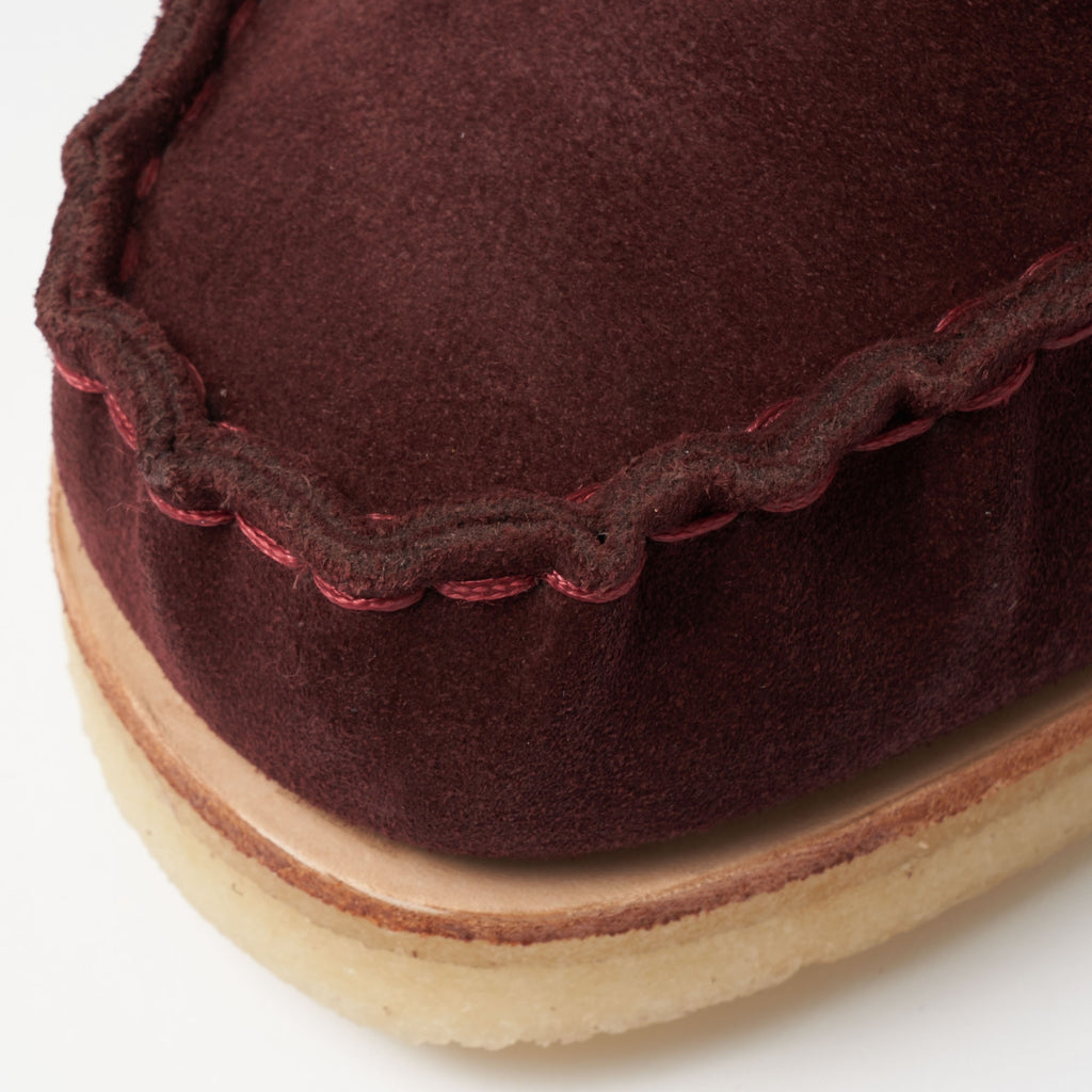 Clarks Originals Wallace Shoes - Burgundy