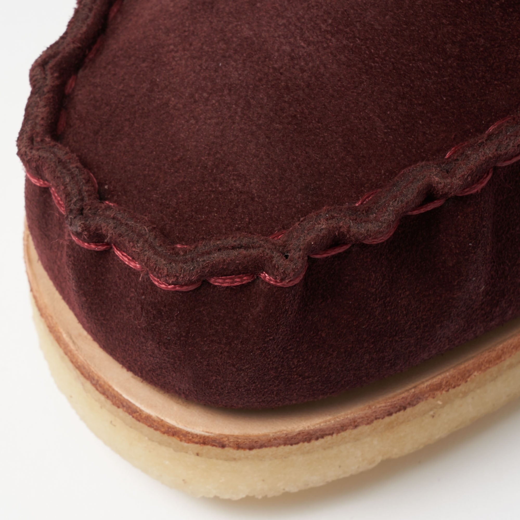 Clarks Originals Wallace Shoes - Burgundy