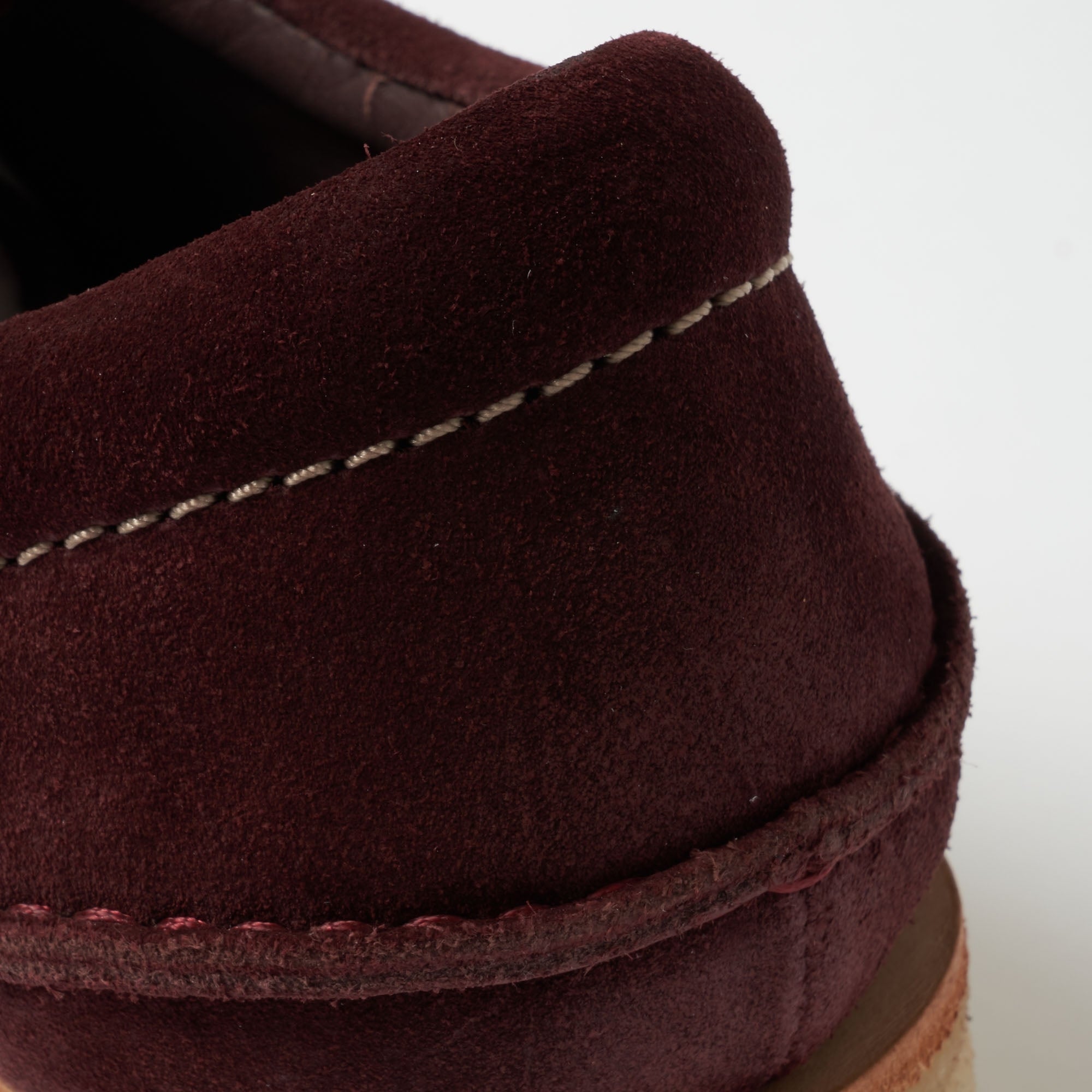 Clarks Originals Wallace Shoes - Burgundy
