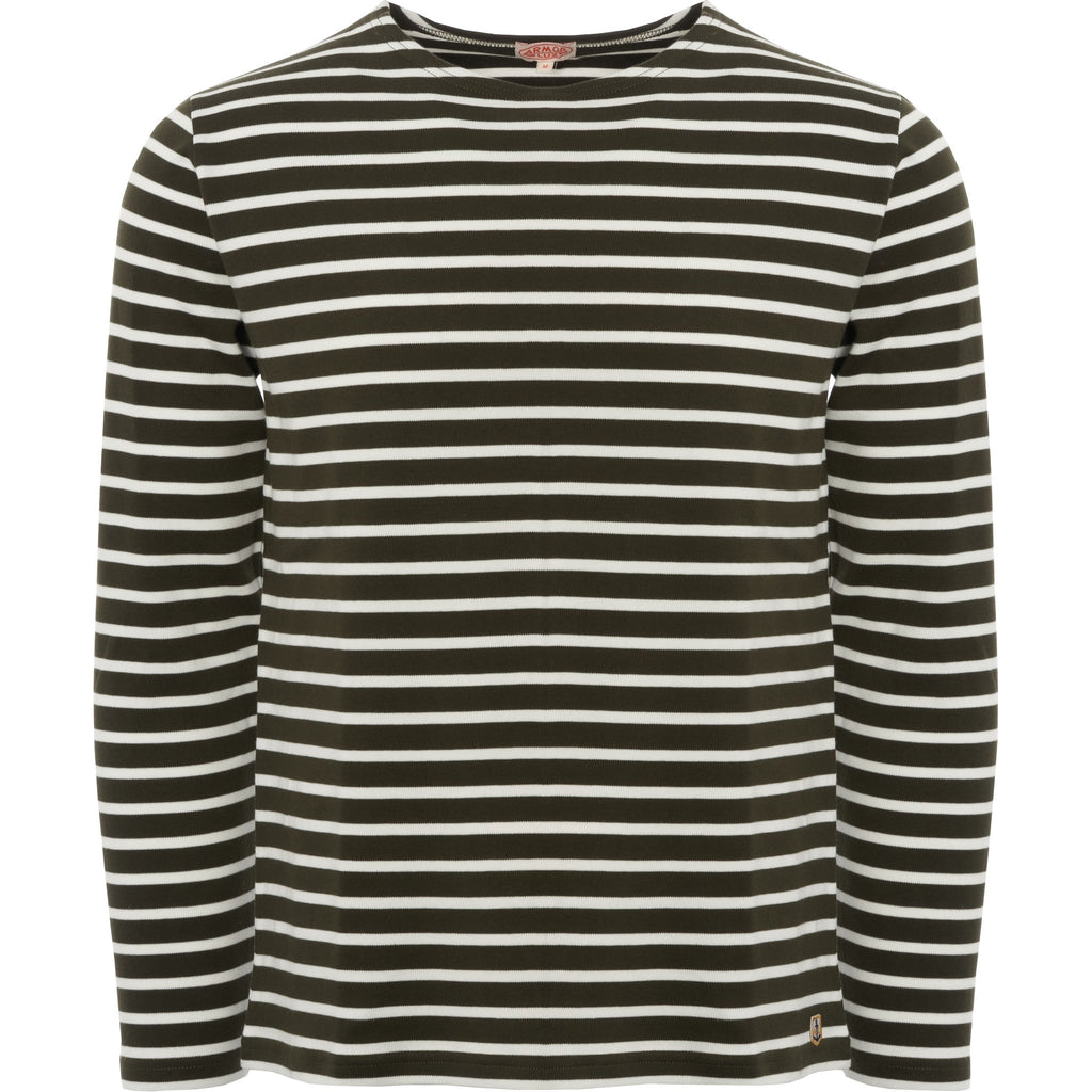 Armor Lux Long Sleeved Mariniere Heritage T-Shirt - Aquilla & Milk