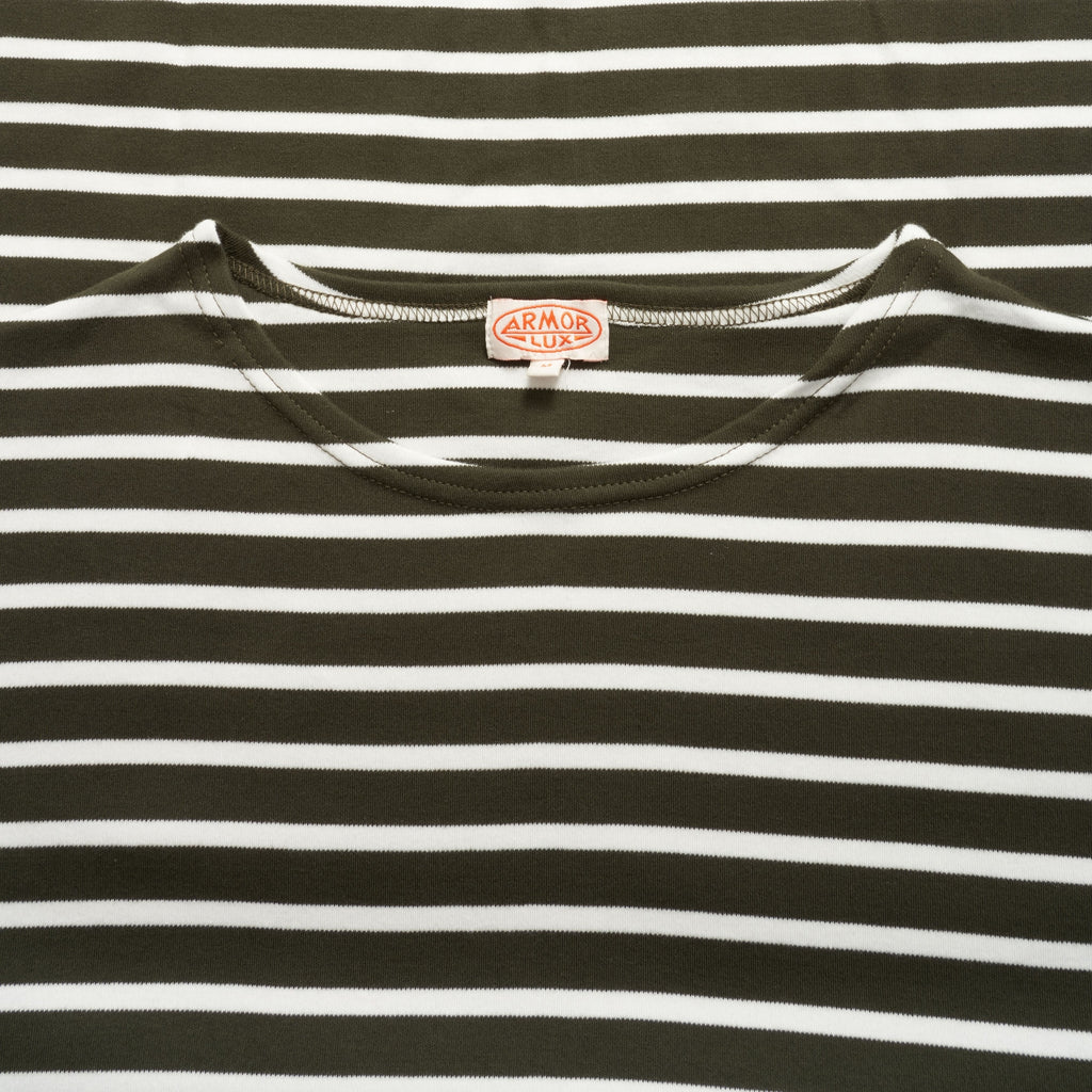 Armor Lux Long Sleeved Mariniere Heritage T-Shirt - Aquilla & Milk