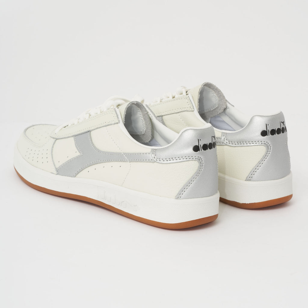 Diadora B.Elite L - White & Silver