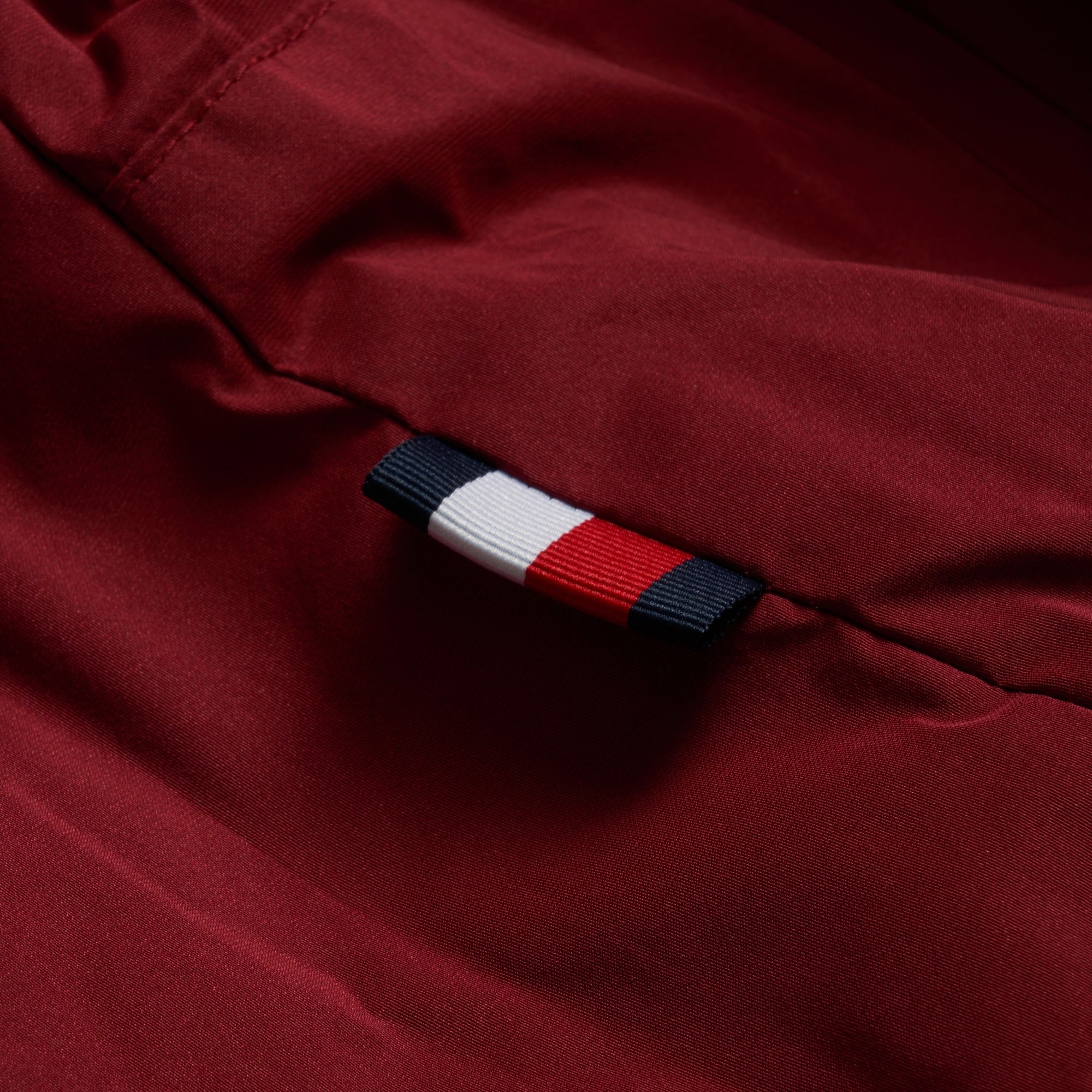 Tommy Hilfiger Padded Logo Anorak - Rhubarb