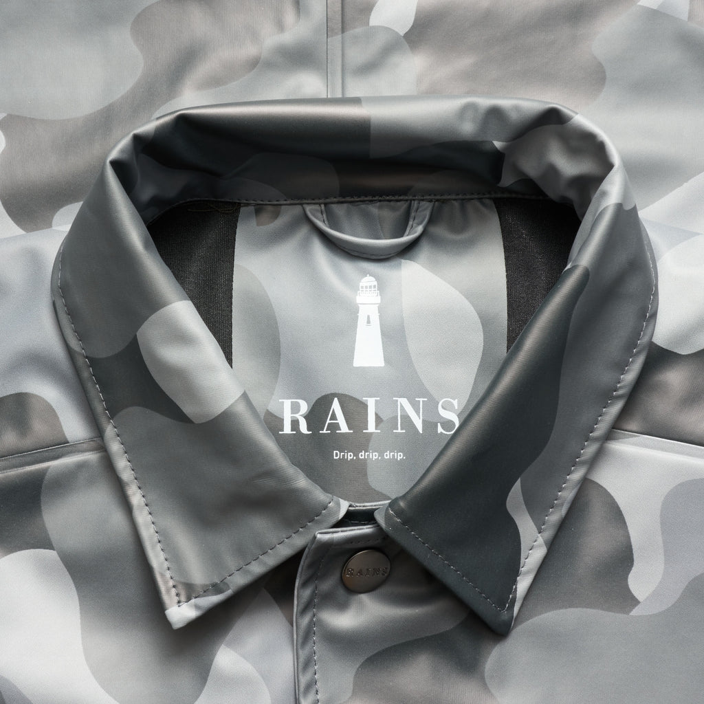 Rains Coach Jacket - Night Camo