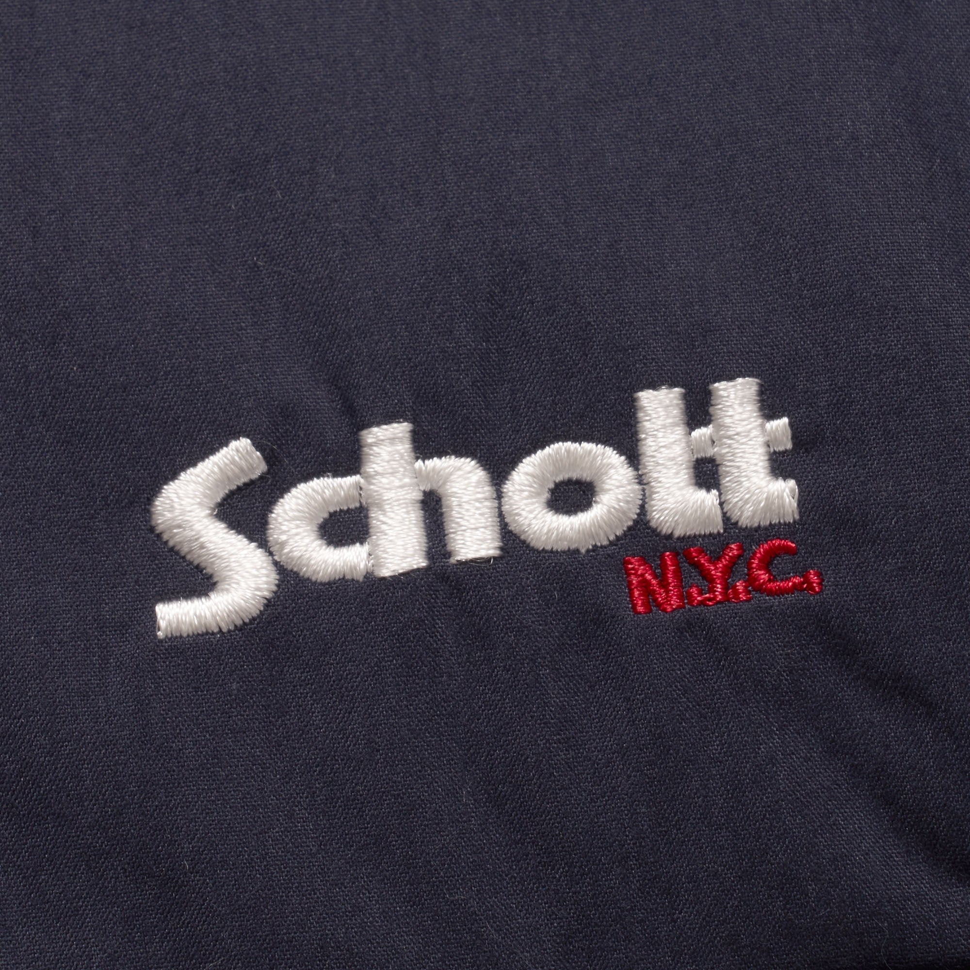 Schott NYC Nebraska Oversized Puffer Jacket - Navy