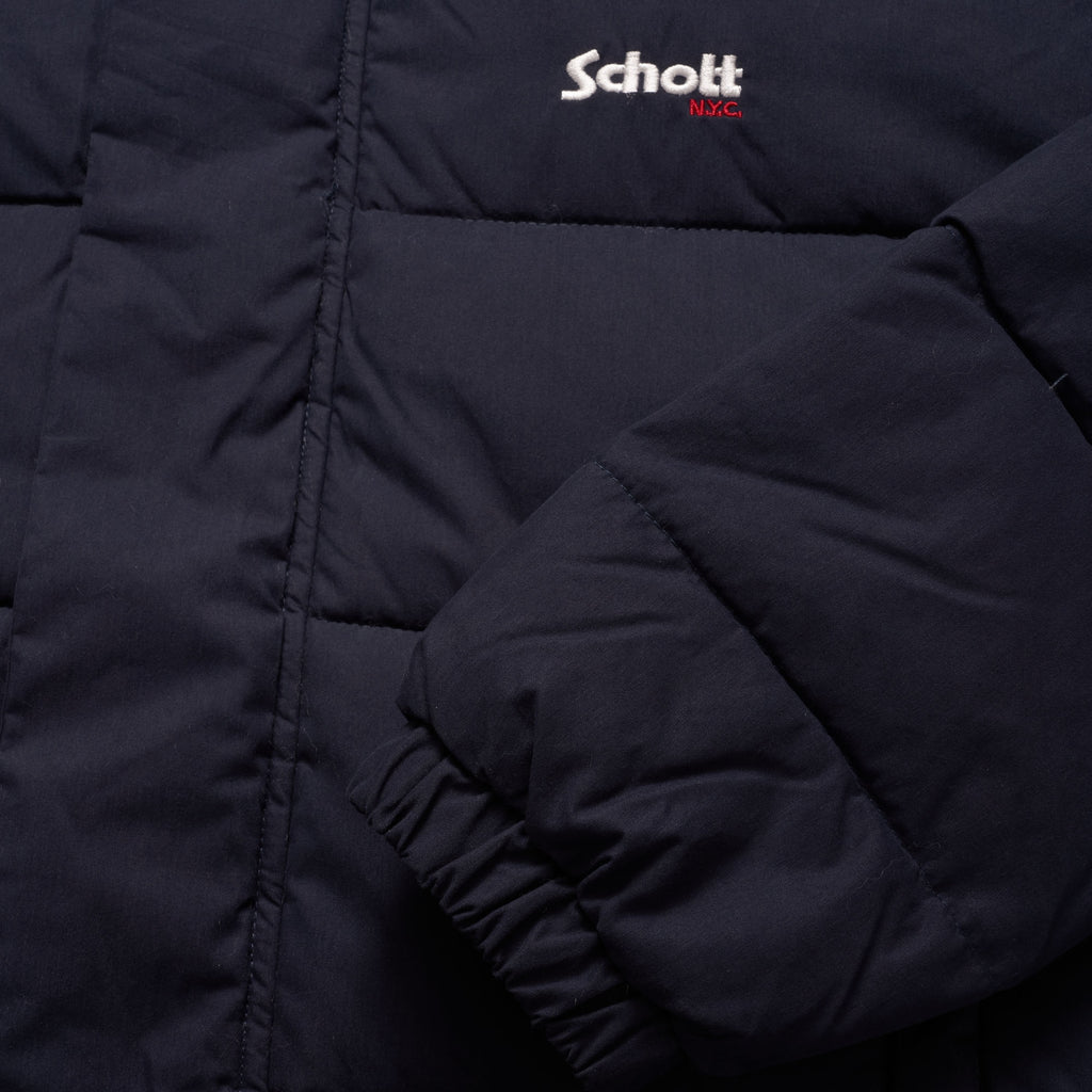 Schott NYC Nebraska Oversized Puffer Jacket - Navy