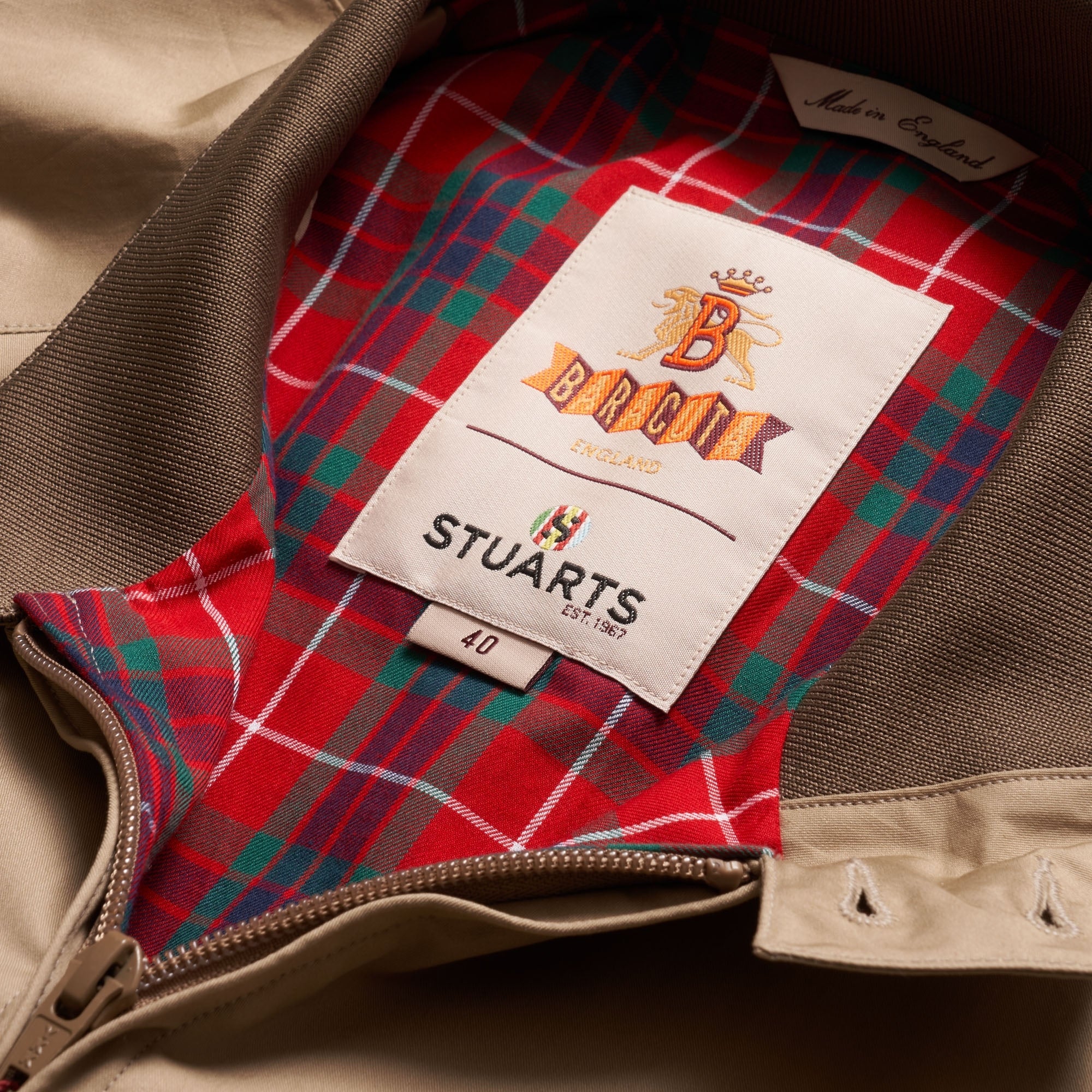 Stuarts x Baracuta Archive Fit G9 Harrington Jacket