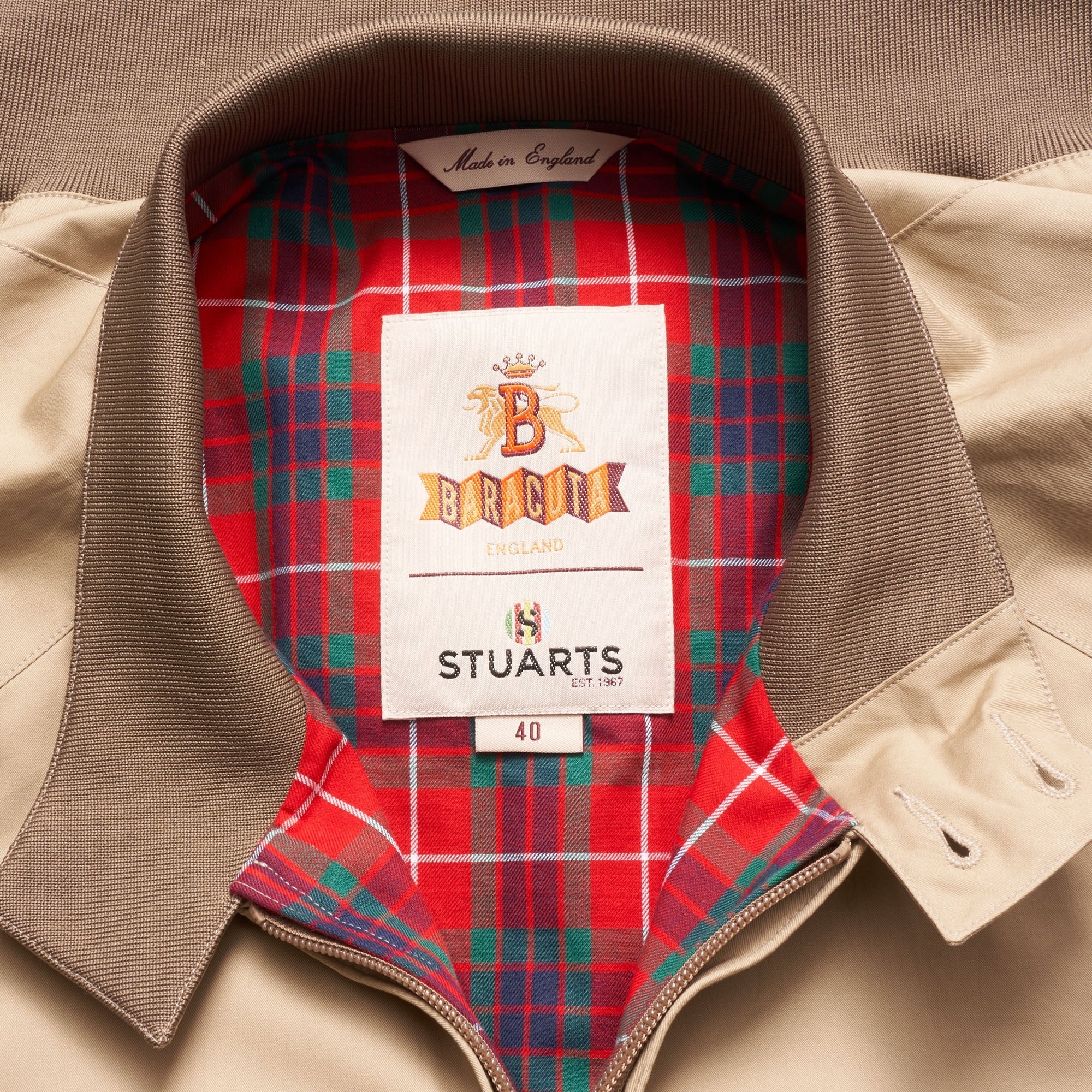 Stuarts x Baracuta Archive Fit G9 Harrington Jacket