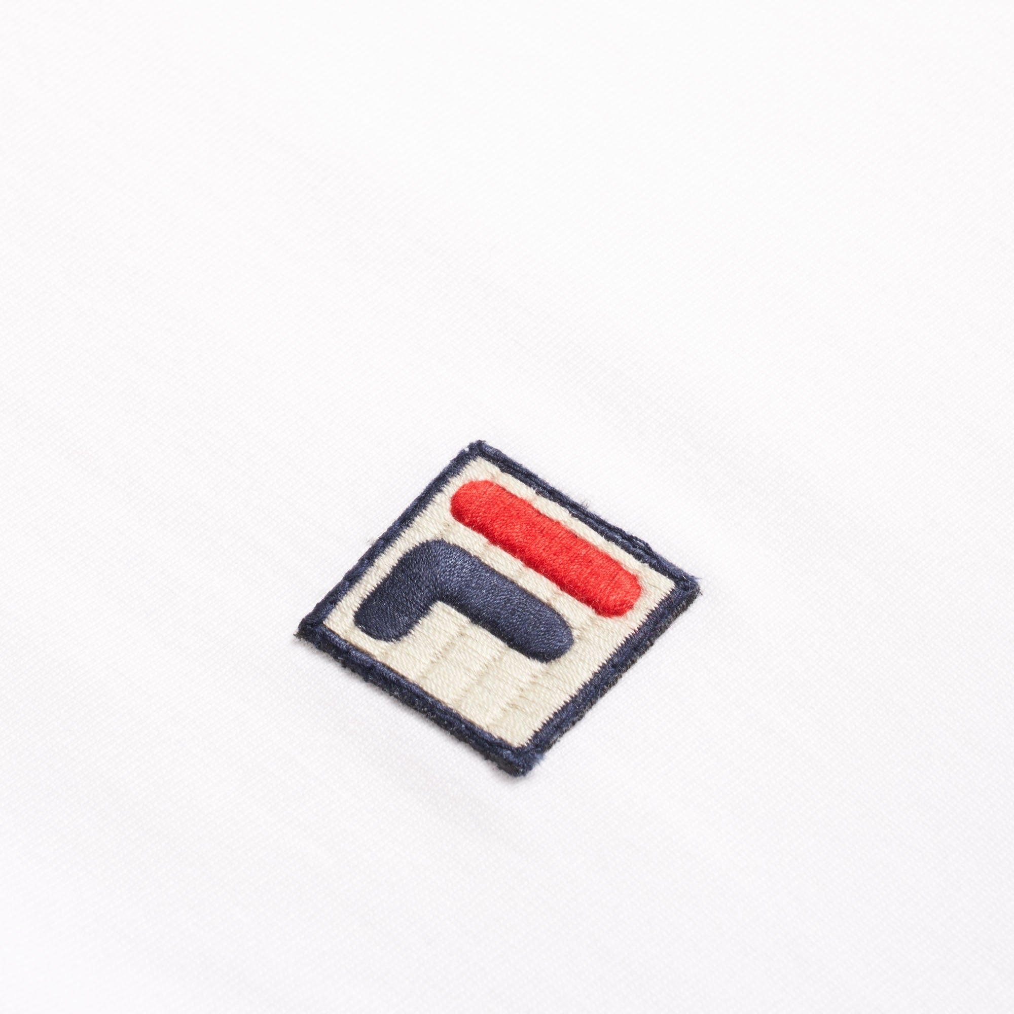 Fila Vintage Marconi Crew Neck T-Shirt - White & Black