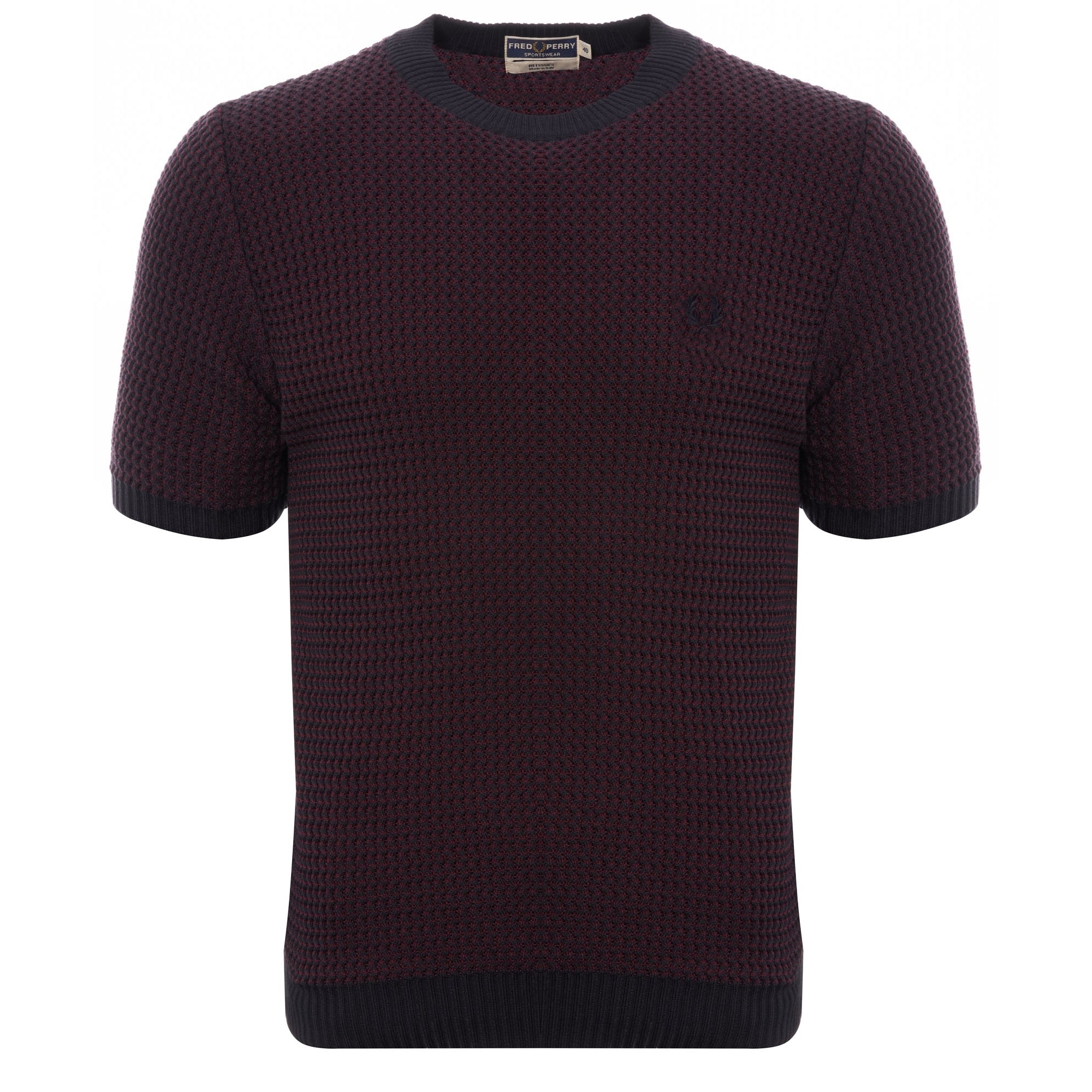 Fred Perry Reissues Reissues 2 Colour Knit Tee