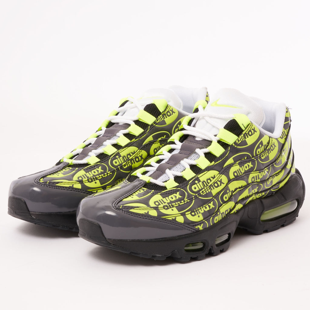 Nike Air Max 95 PRM - Black, Volt, Ash & White