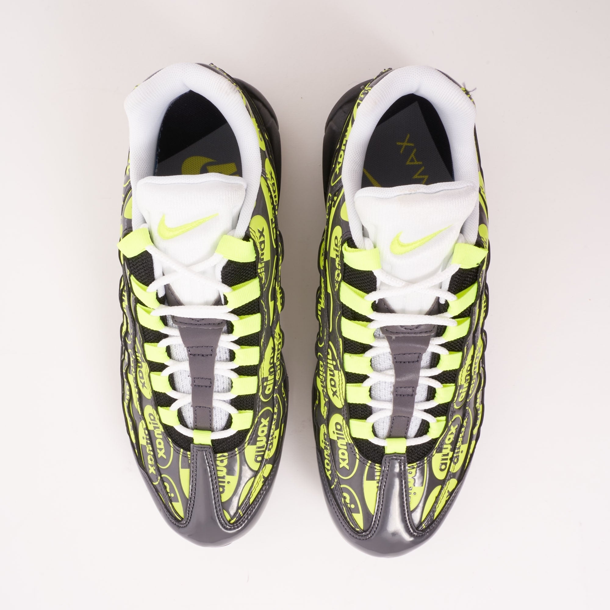 Nike Air Max 95 PRM - Black, Volt, Ash & White