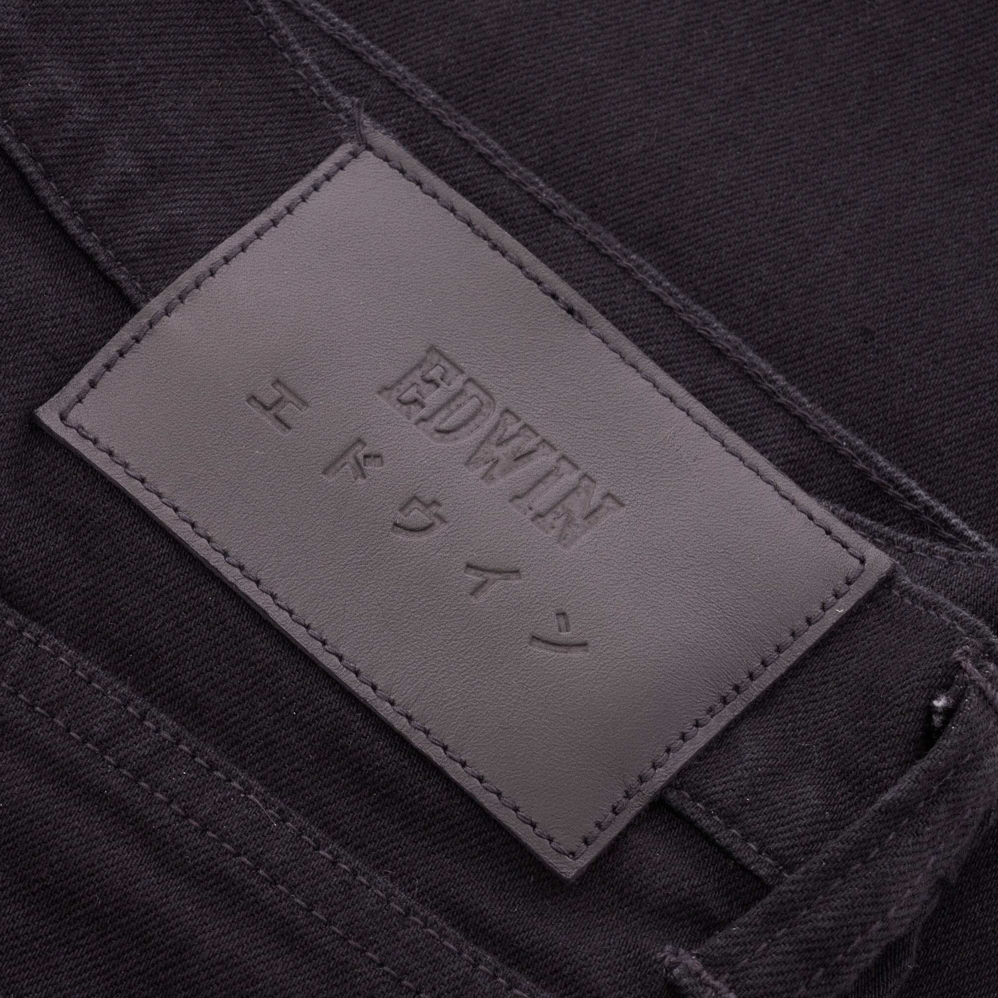Edwin ED-80 Slim Tapered Jeans - CS Power Black Denim