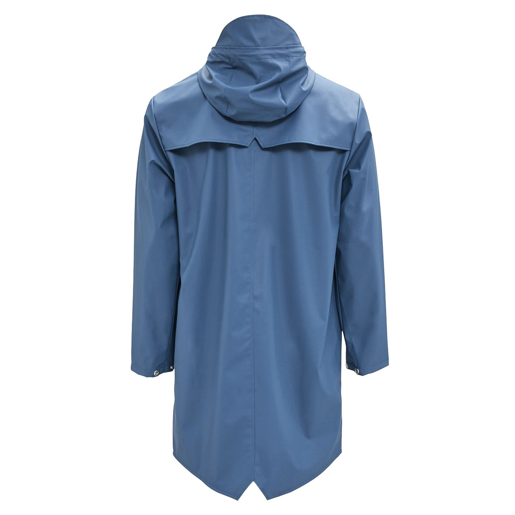 Rains Long Jacket - Faded Blue