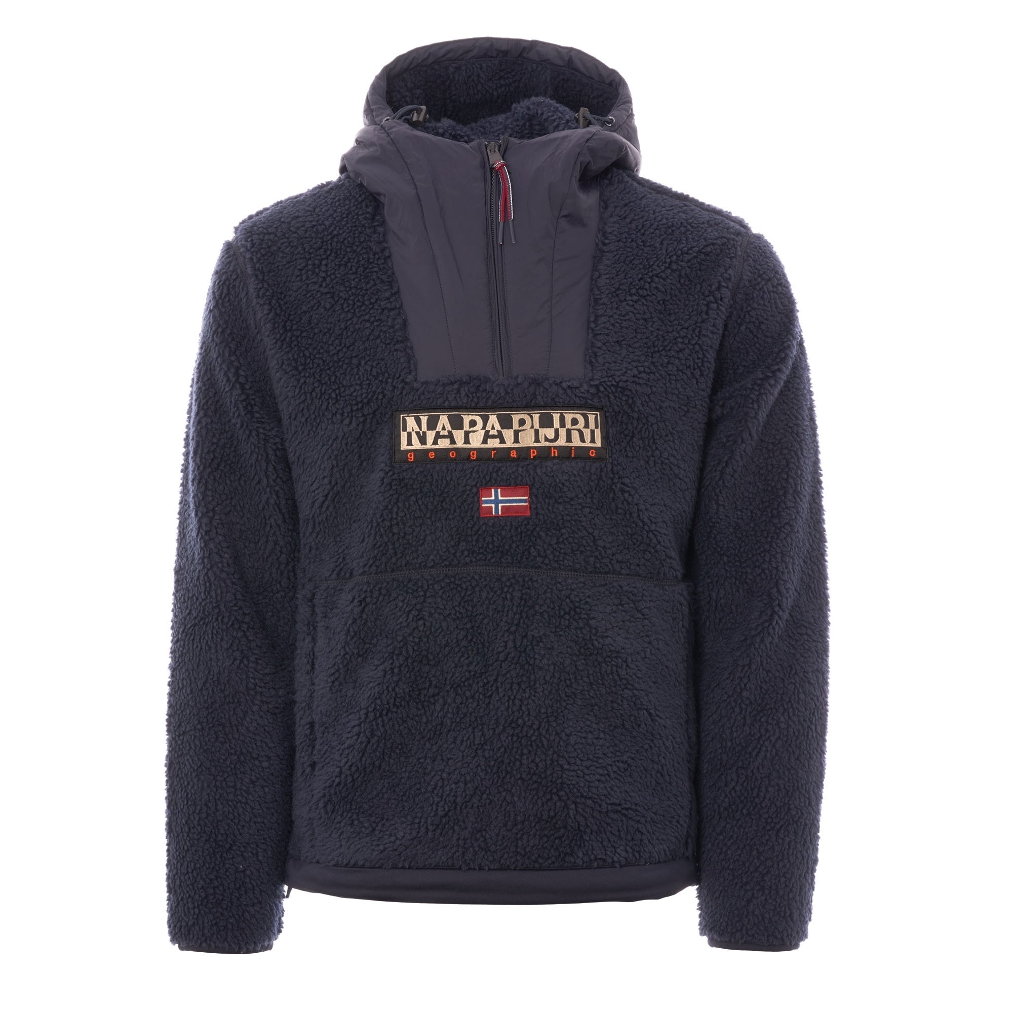 Napapijri Teide Fleece Hoodie - Navy
