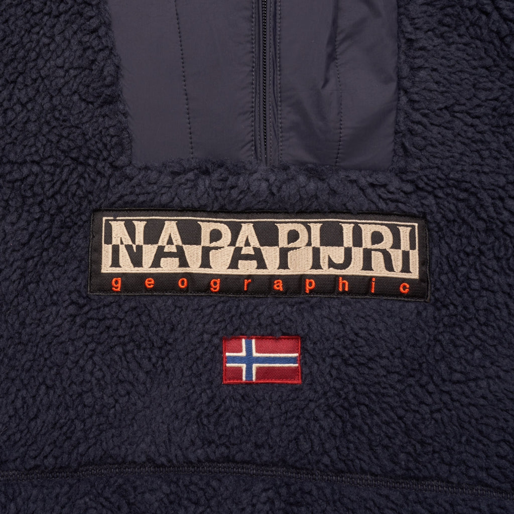 Napapijri Teide Fleece Hoodie - Navy