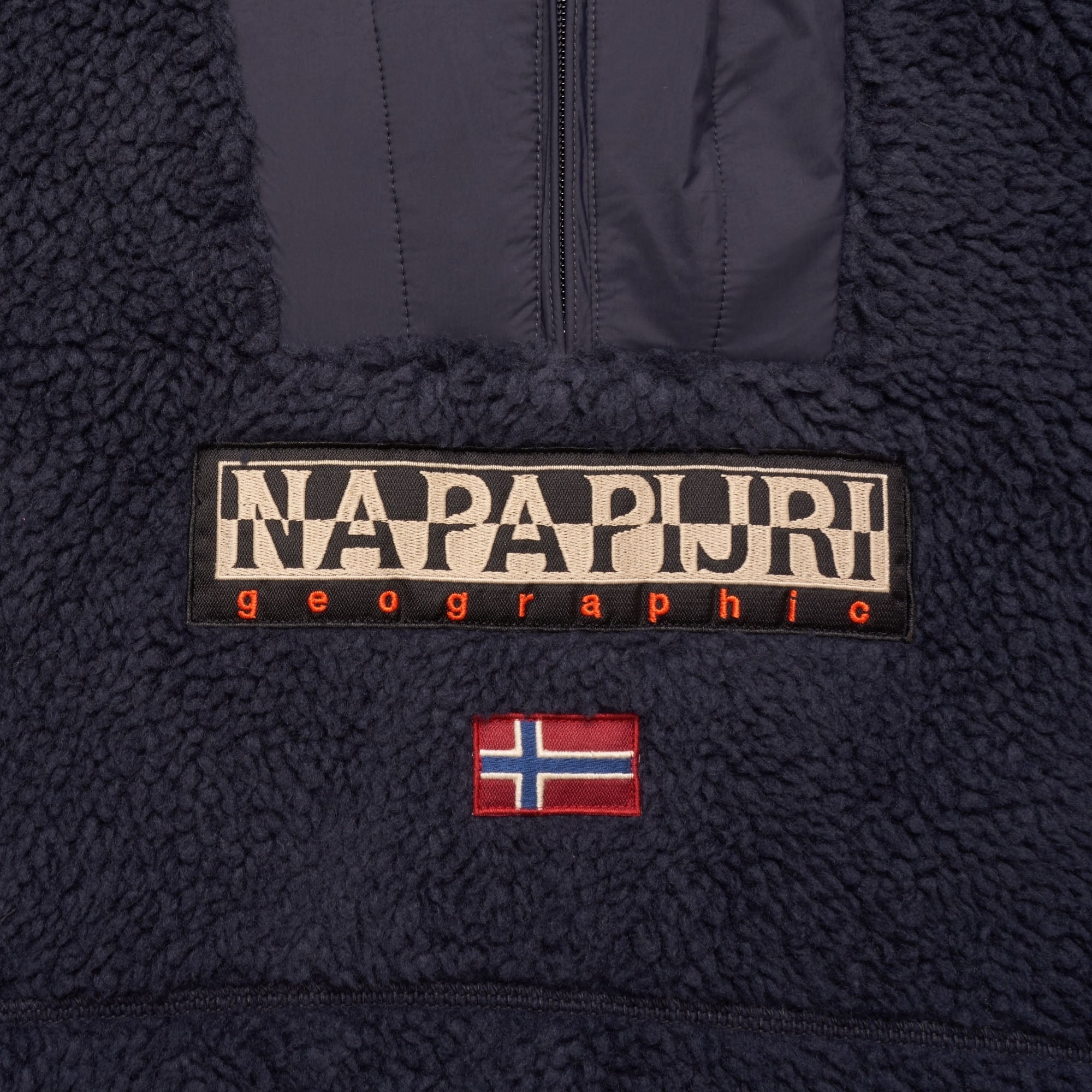 Napapijri Teide Fleece Hoodie - Navy