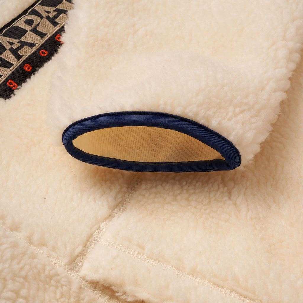 Napapijri Teide Fleece Hoodie - New Milk