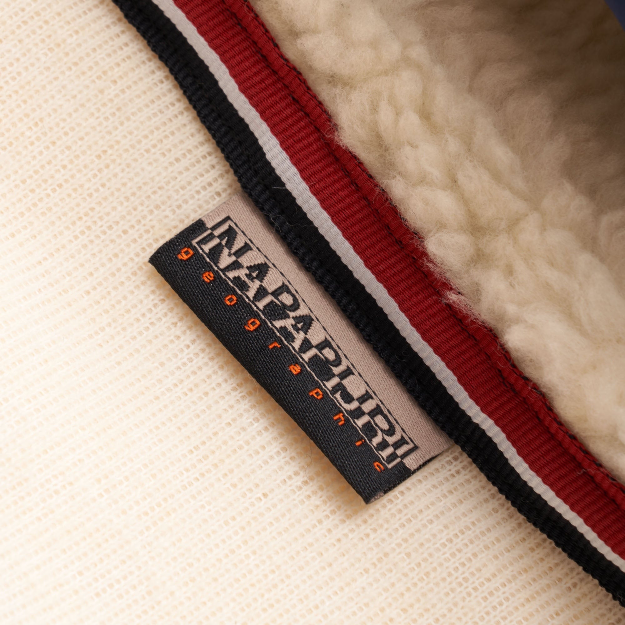 Napapijri Teide Fleece Hoodie - New Milk