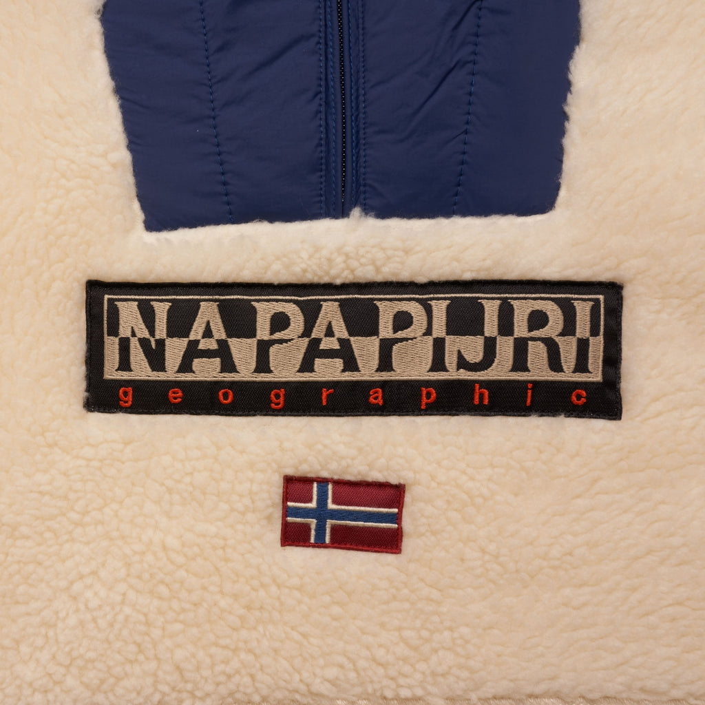 Napapijri Teide Fleece Hoodie - New Milk