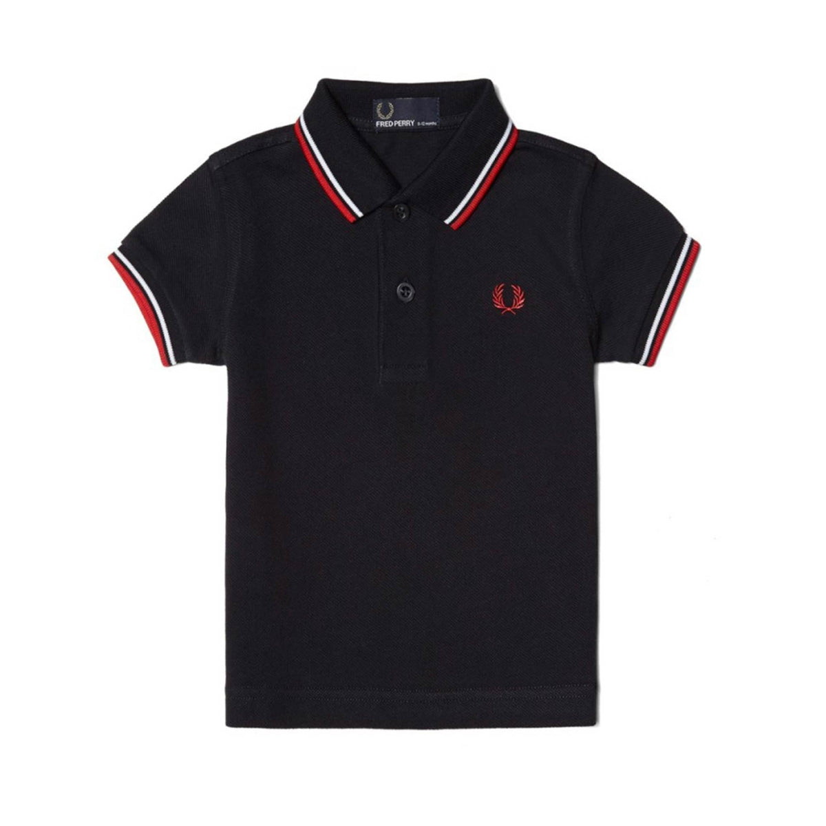 Fred Perry My First Fred Perry Shirt - Navy, White & Red