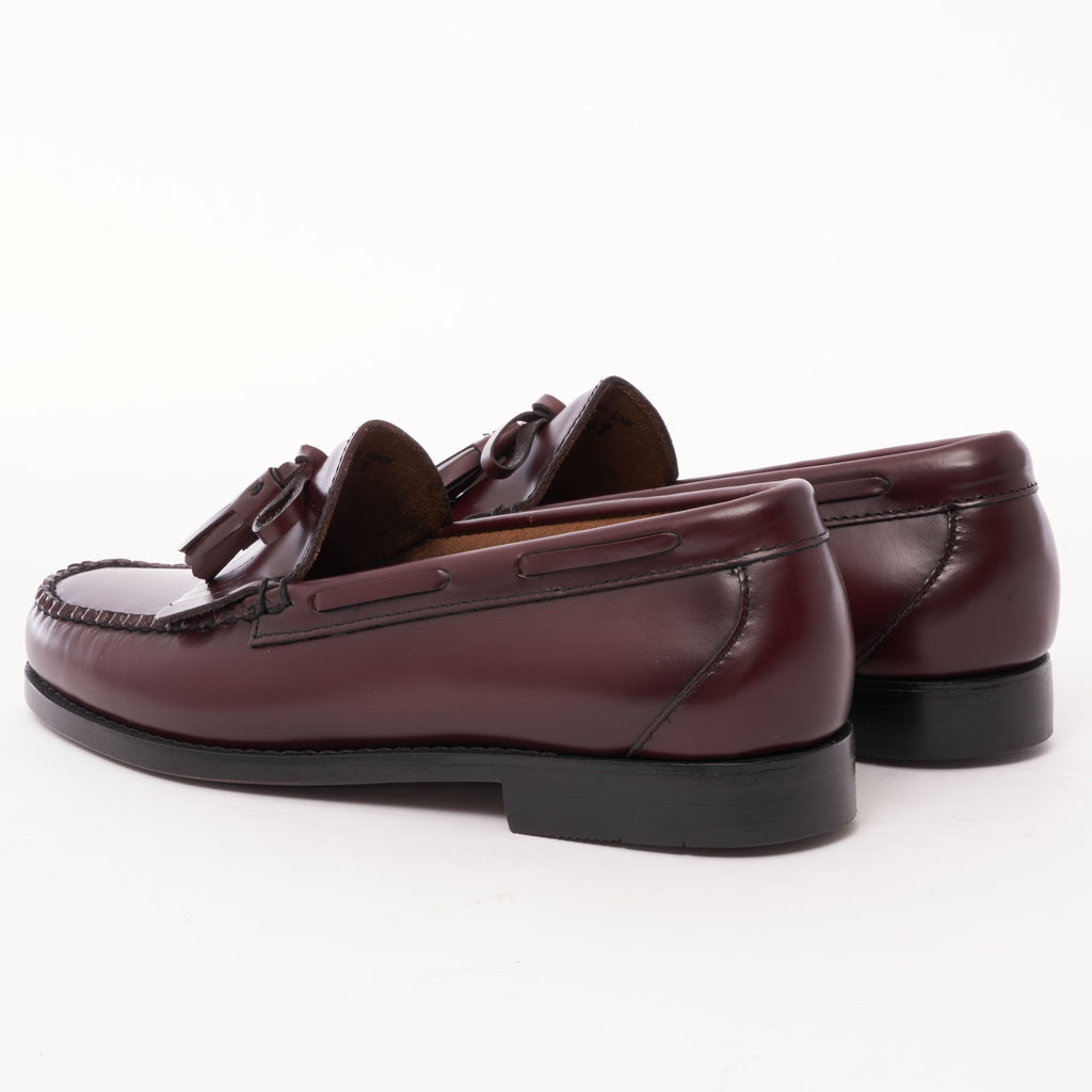 G.H. Bass Weejun Layton Moc Kiltie Tassle Loafers - Wine