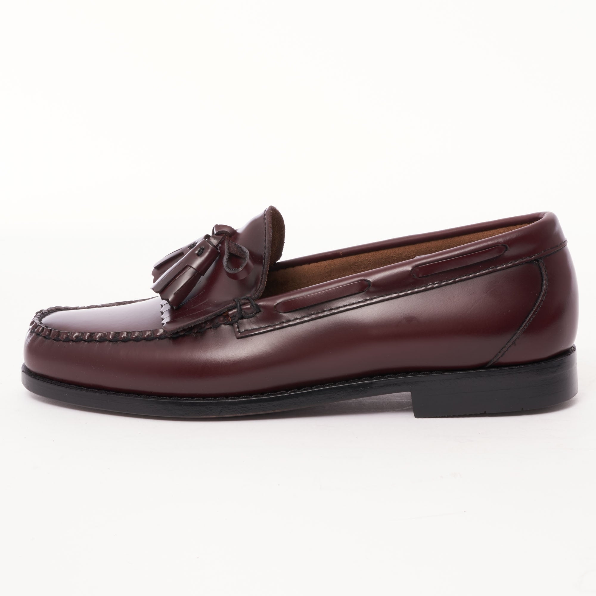 G.H. Bass Weejun Layton Moc Kiltie Tassle Loafers - Wine