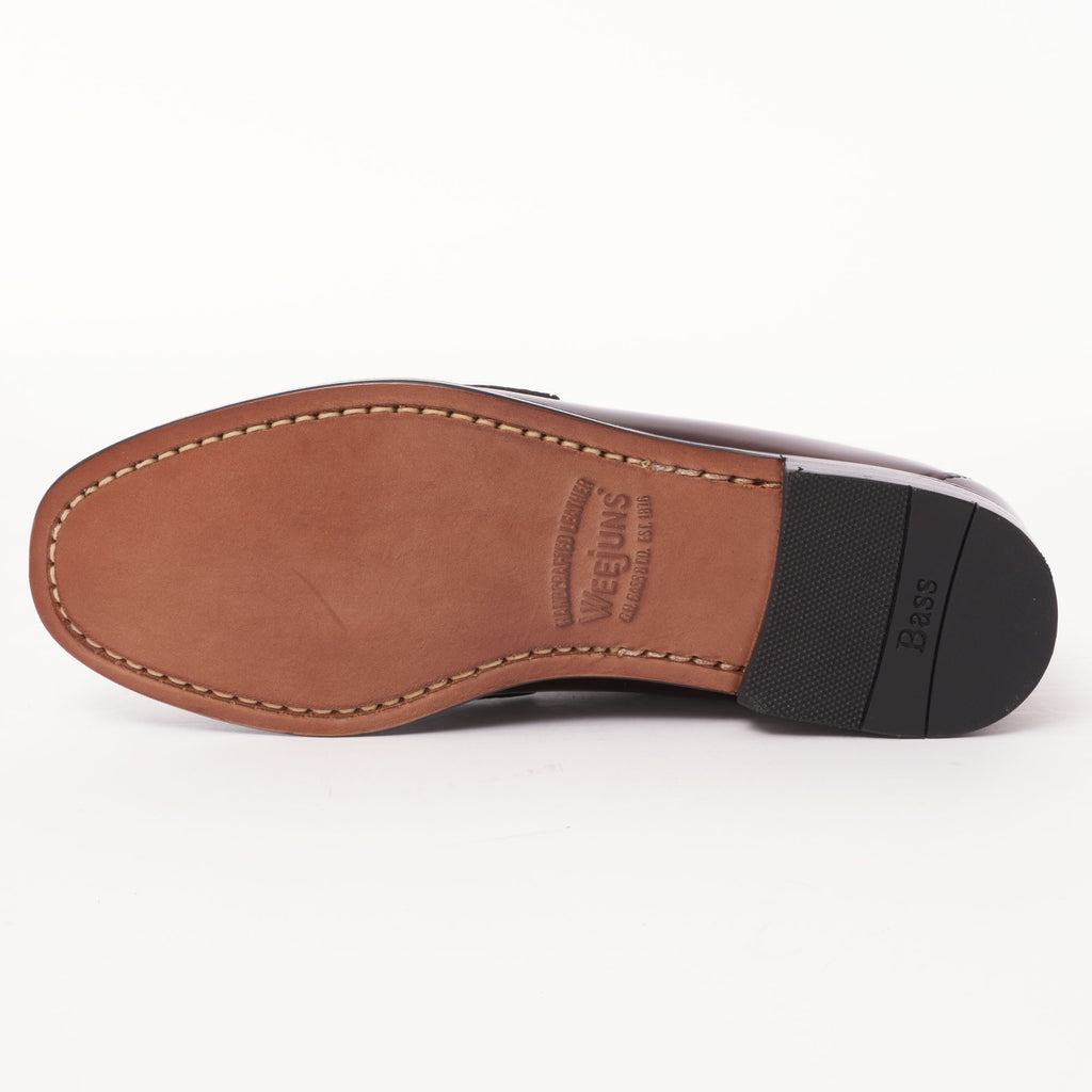 G.H. Bass Weejun Logan Polished Leather Loafer - Wine