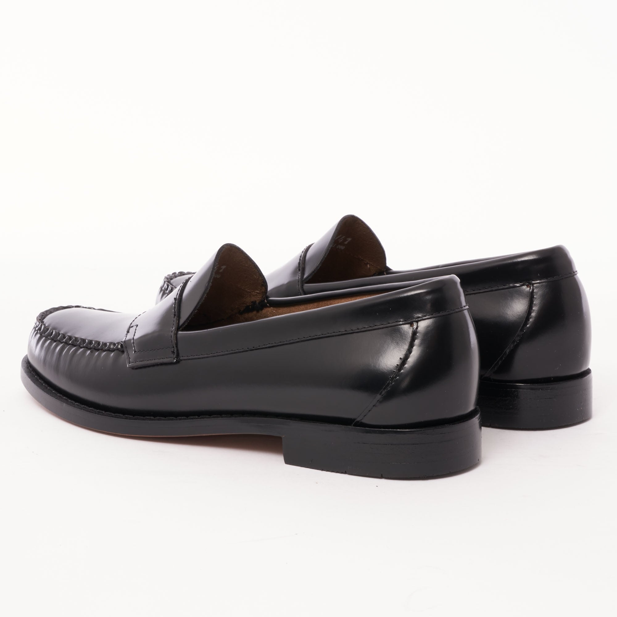 G.H. Bass Weejun Logan Polished Leather Loafer - Black