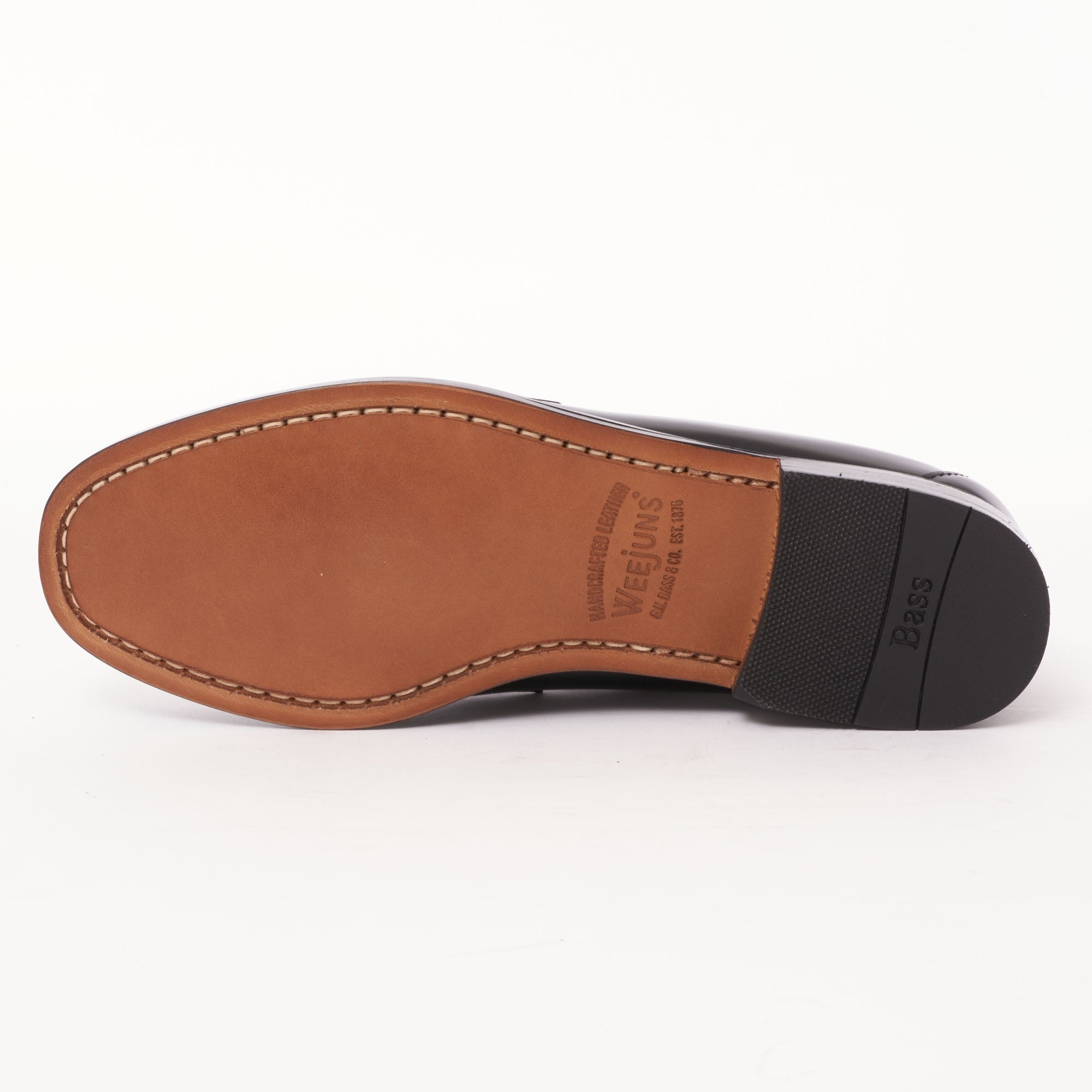 G.H. Bass Weejun Logan Polished Leather Loafer - Black