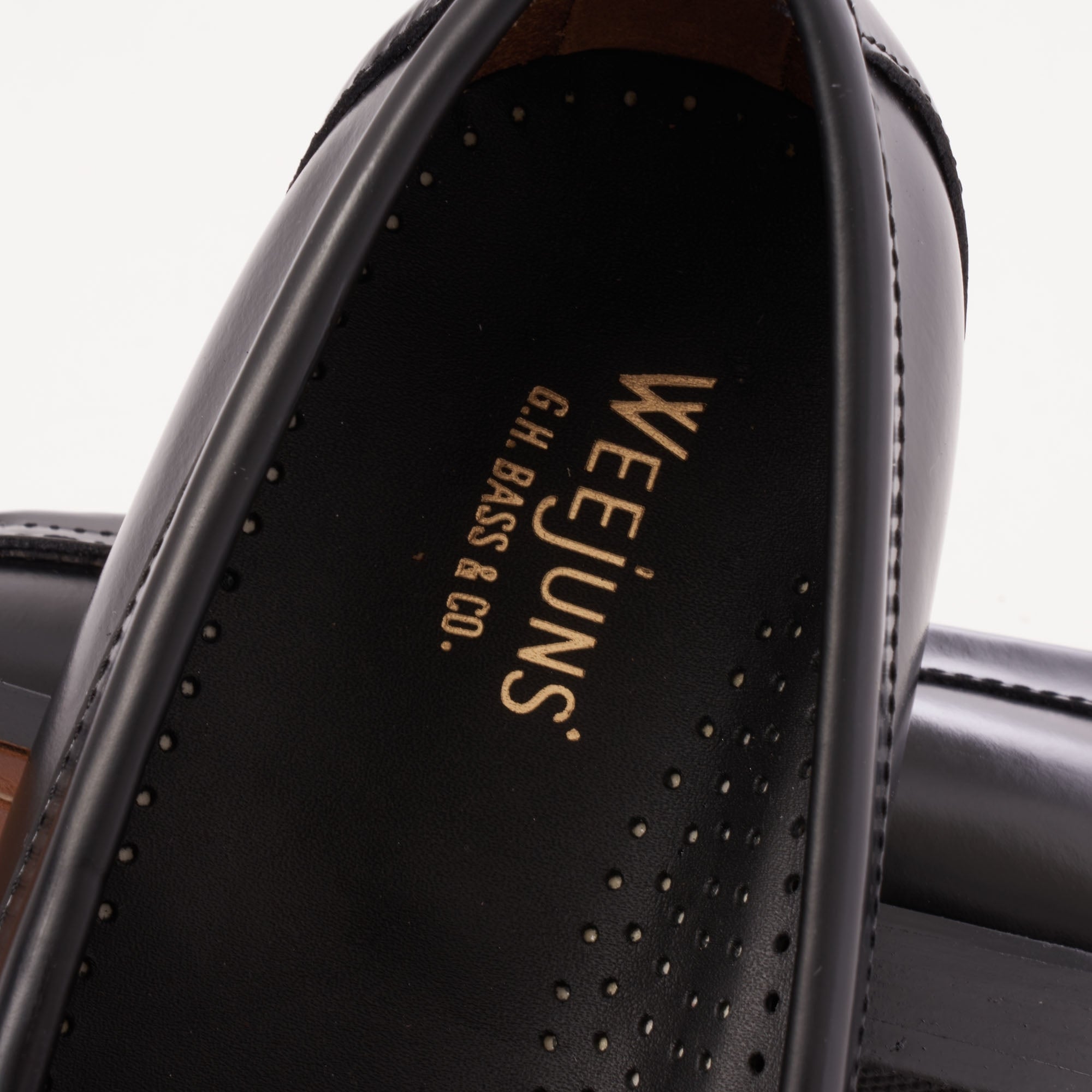 G.H. Bass Weejun Logan Polished Leather Loafer - Black