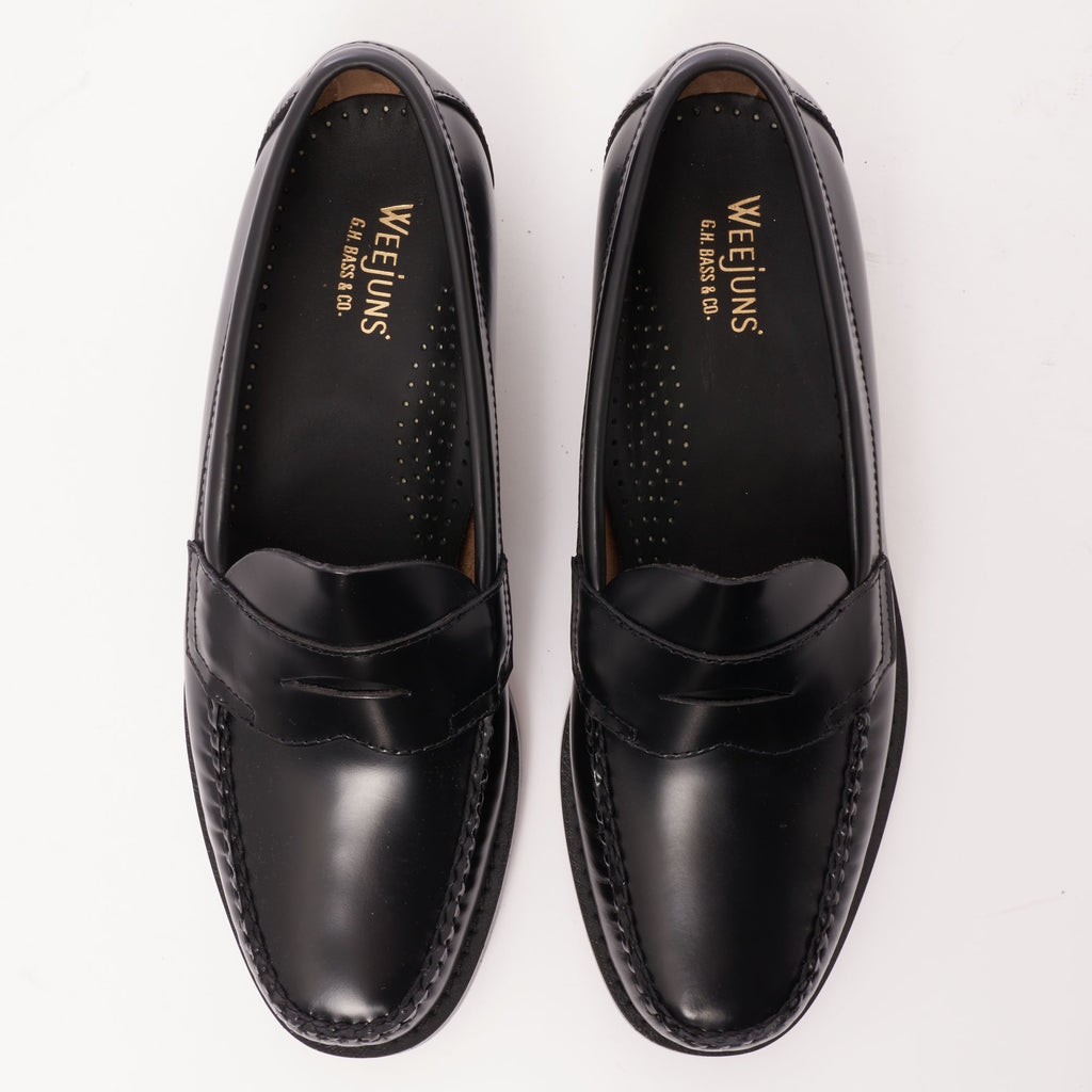 G.H. Bass Weejun Logan Polished Leather Loafer - Black