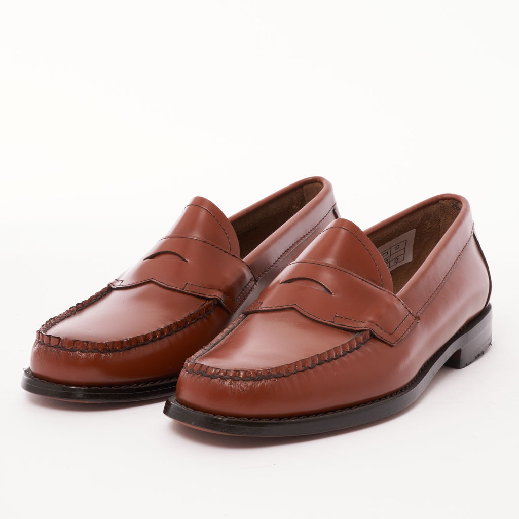G.H. Bass Weejun Logan Polished Leather Loafer - Mid Brown
