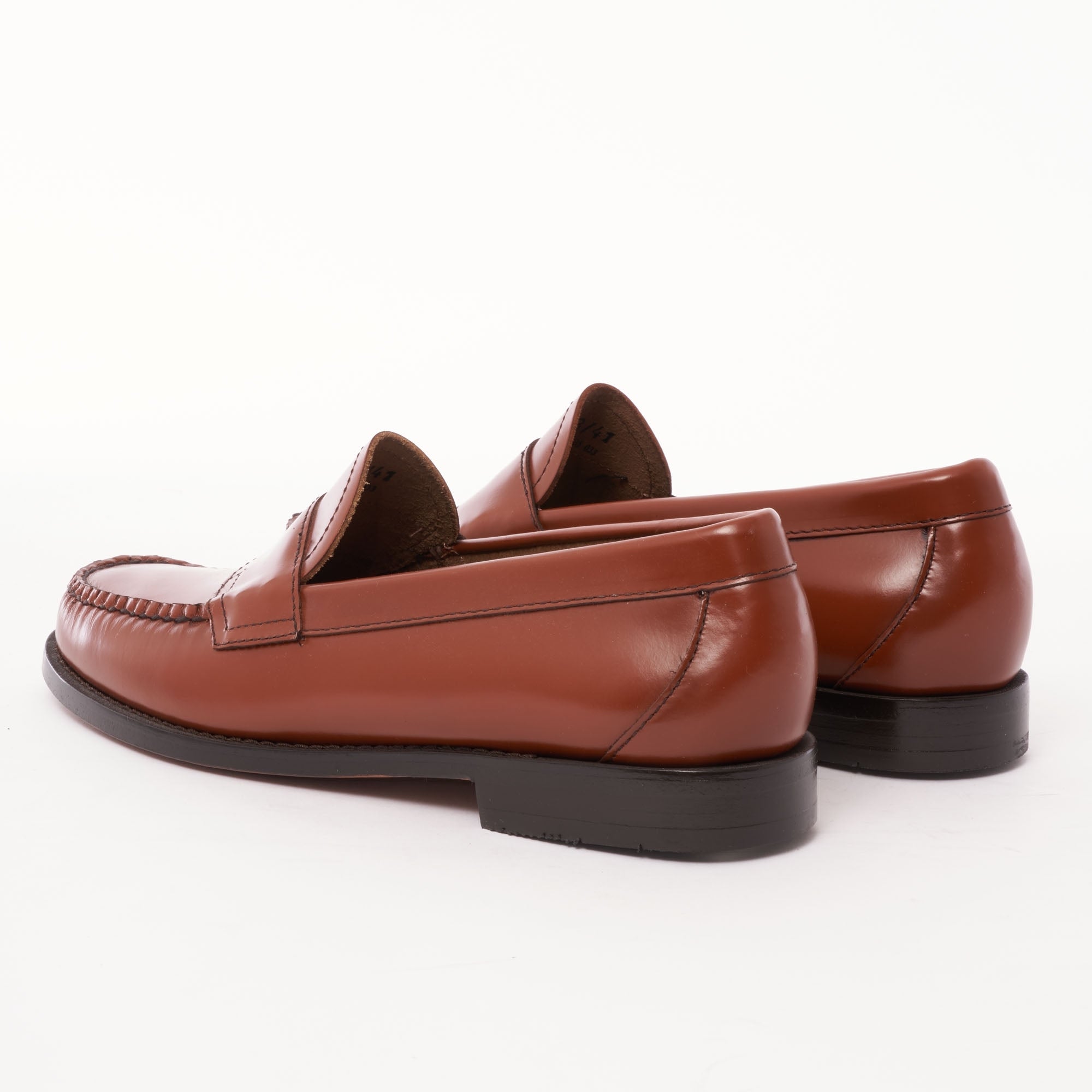 G.H. Bass Weejun Logan Polished Leather Loafer - Mid Brown