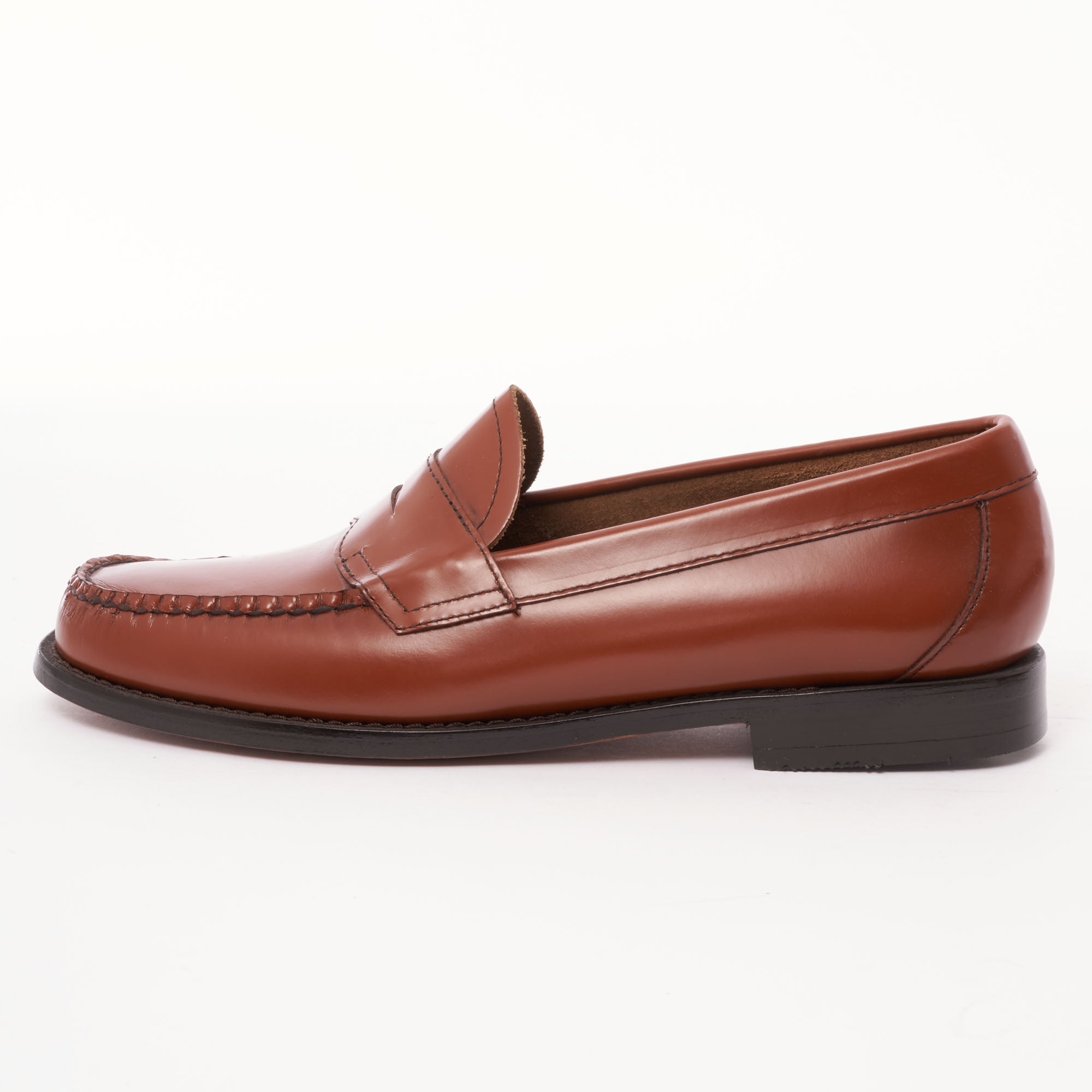 G.H. Bass Weejun Logan Polished Leather Loafer - Mid Brown