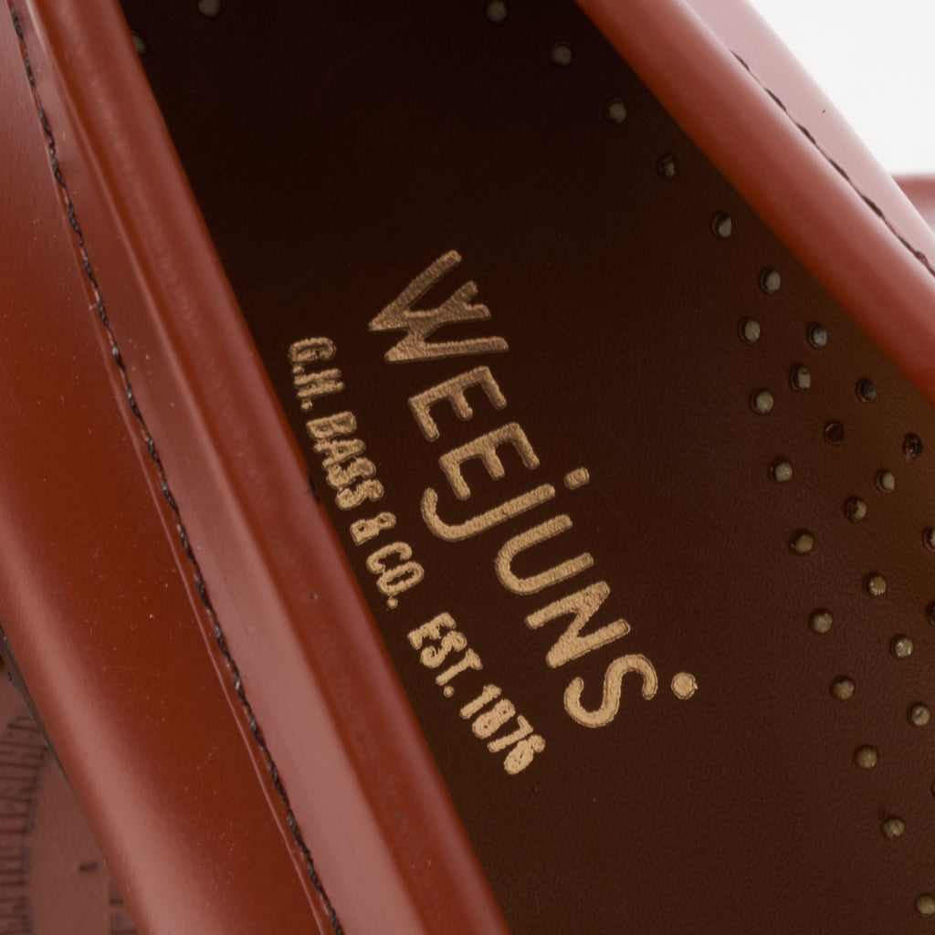 G.H. Bass Weejun Logan Polished Leather Loafer - Mid Brown