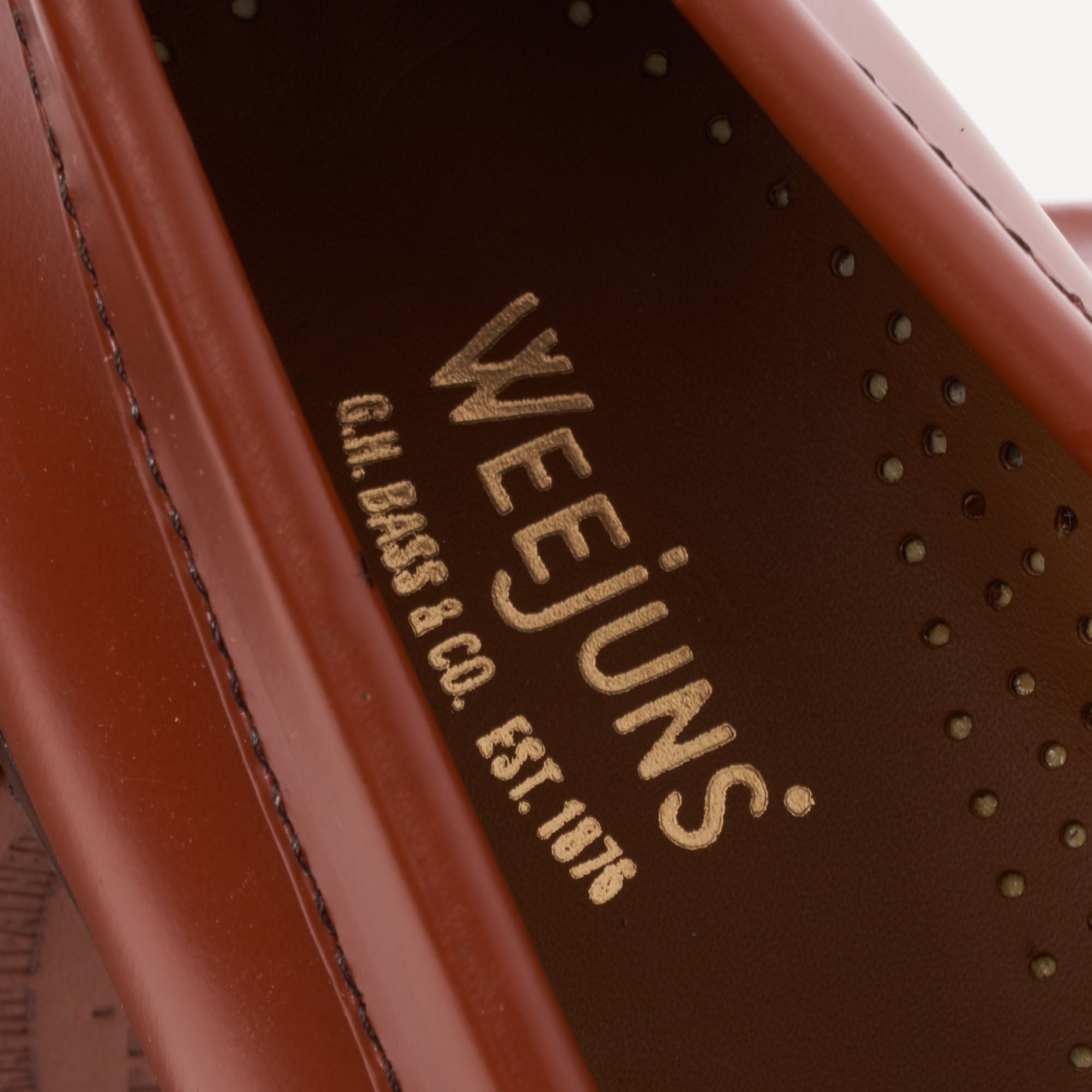 G.H. Bass Weejun Logan Polished Leather Loafer - Mid Brown