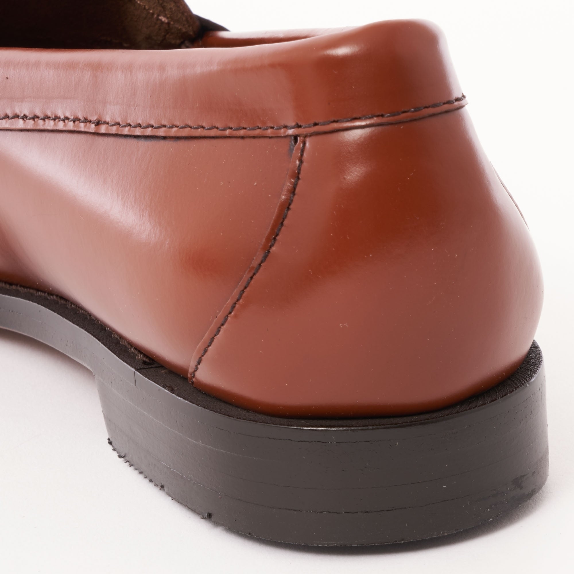 G.H. Bass Weejun Logan Polished Leather Loafer - Mid Brown
