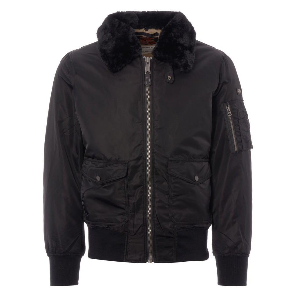 Schott NYC Ohara Flight Jacket - Black