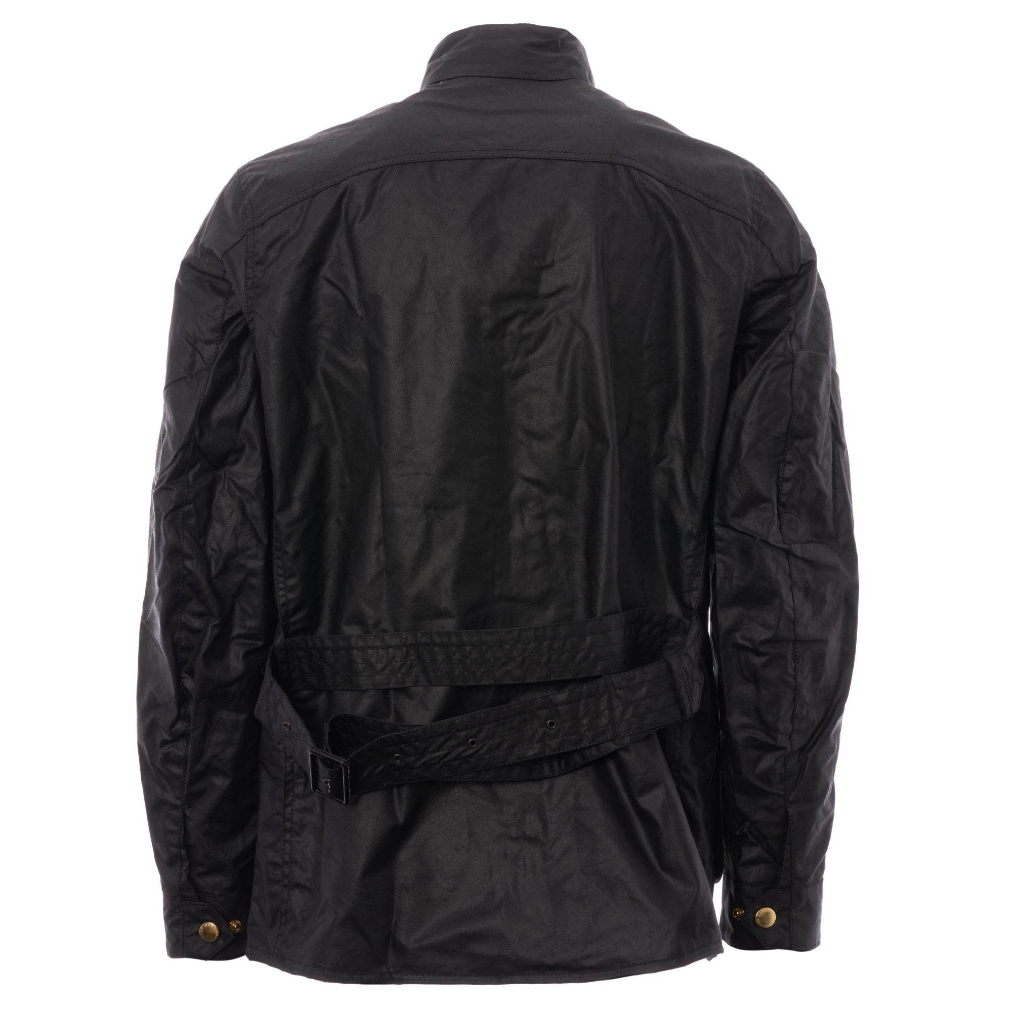 Barbour International Union Jack Wax Jacket - Black