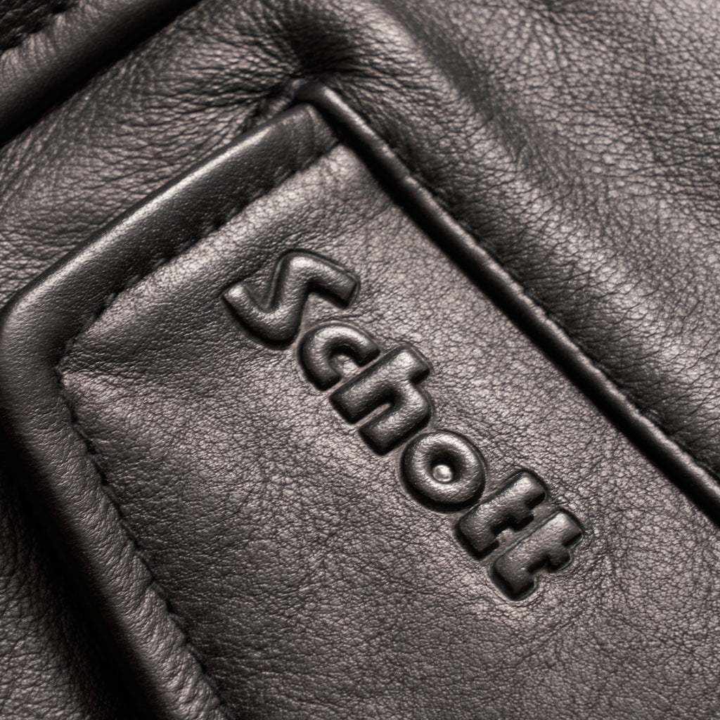 Schott NYC LC5331X Leather Pilot Jacket - Antic Black