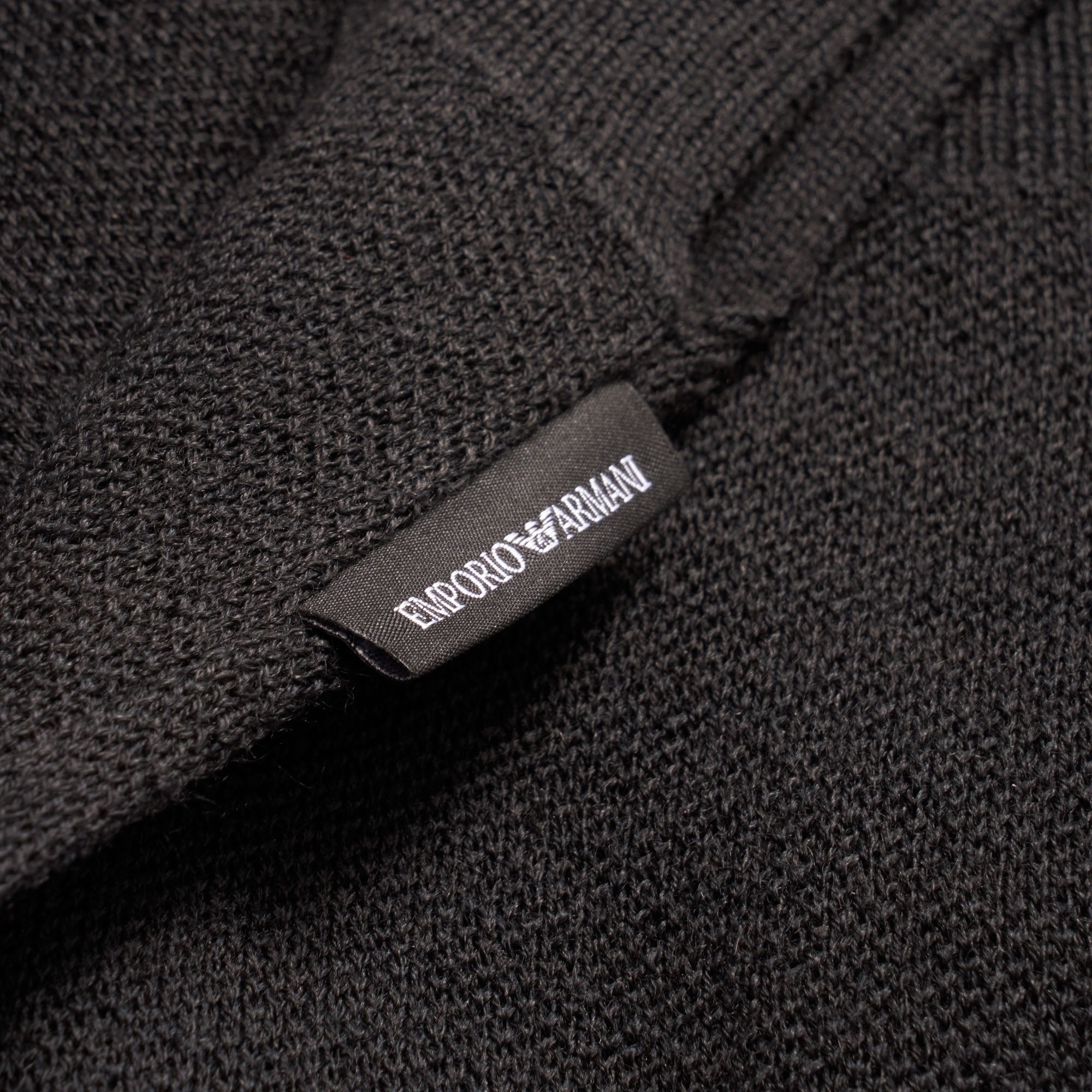 Emporio Armani Off Centre Logo Jumper - Grey
