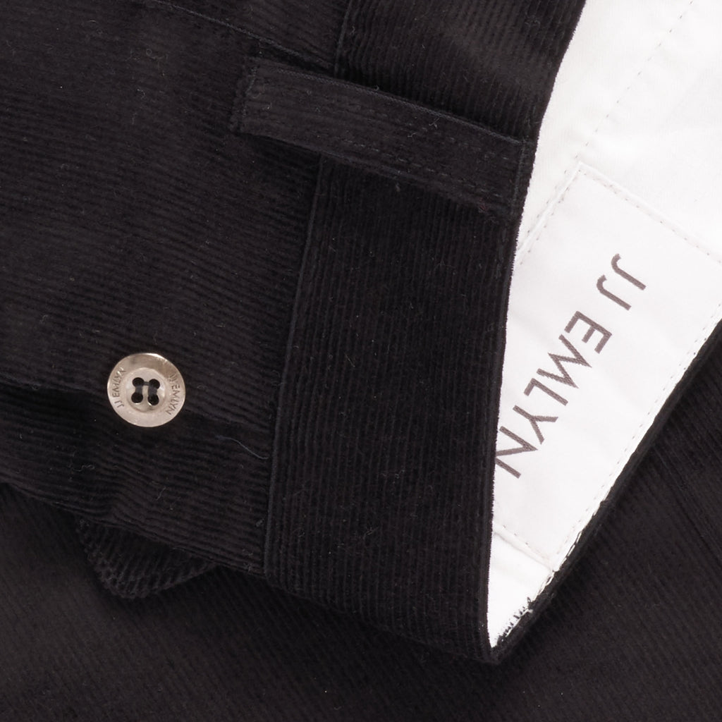 JJ Emlyn Thomas Needle Corduroy Trousers - Black