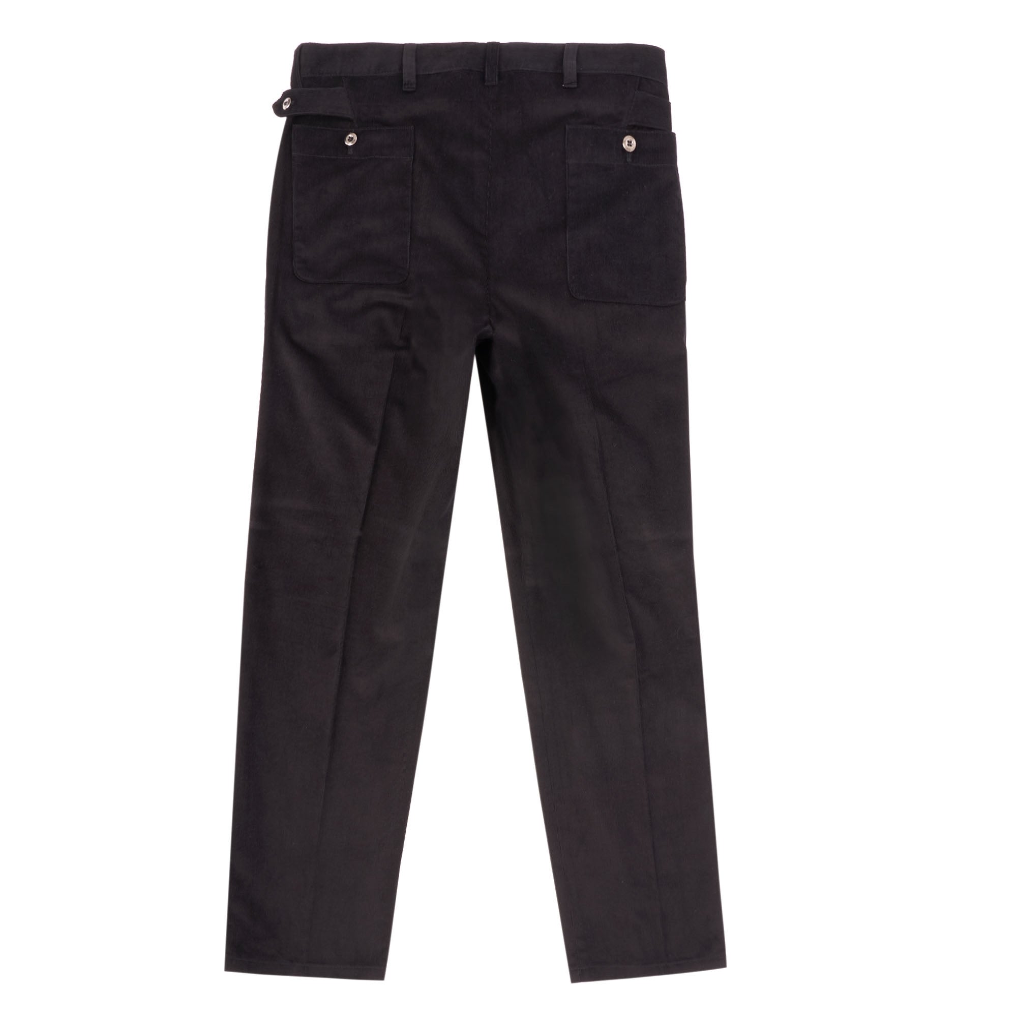 JJ Emlyn Thomas Needle Corduroy Trousers - Black