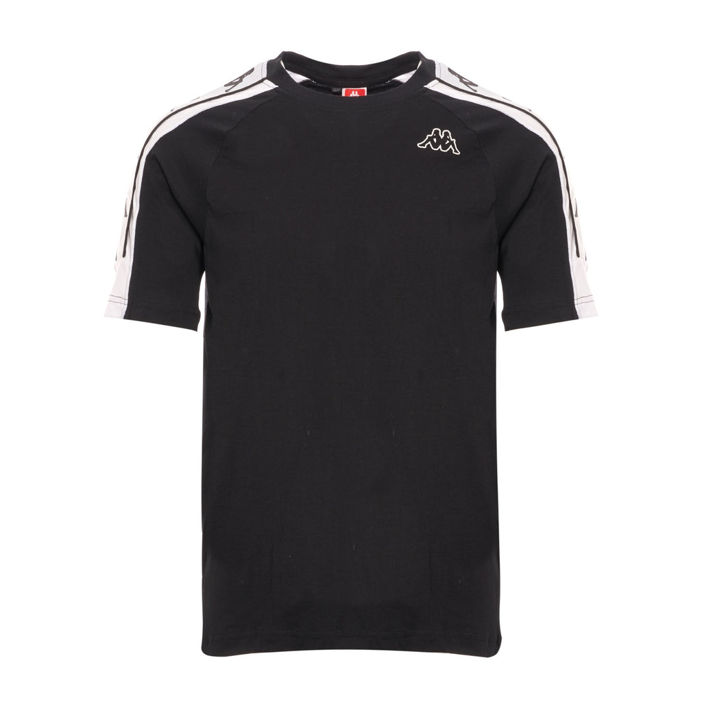 Kappa Banda Taped T-Shirt - Black & White
